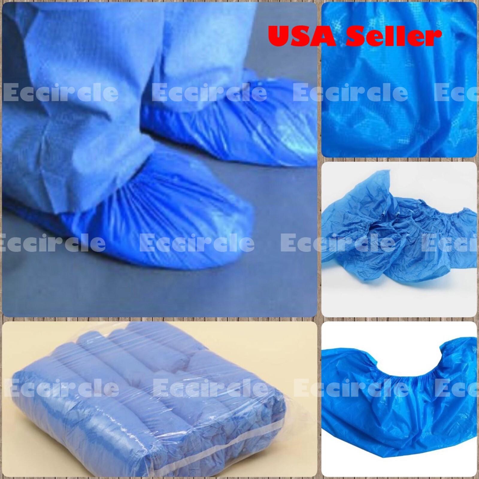 100/200 Disposable Shoe Cover Boot Non-Slip Resistant Protector Waterproof Cover