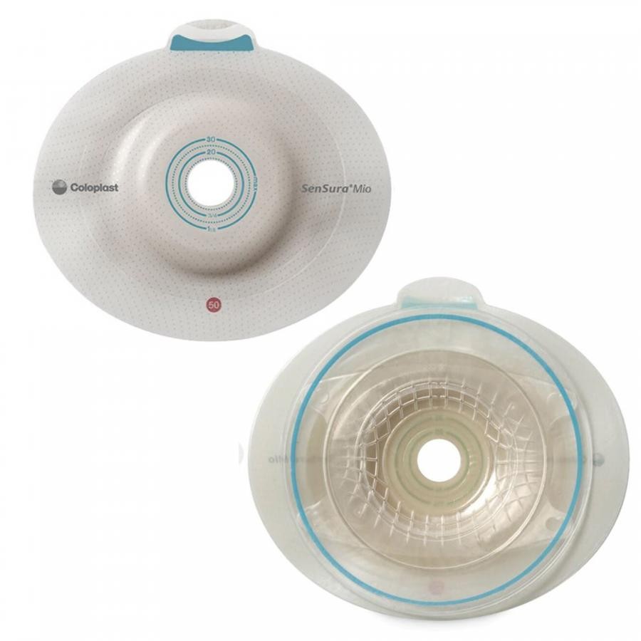 Coloplast SenSura Mio Light Click Barrier 13/16″ 50mm Flange Convex Light