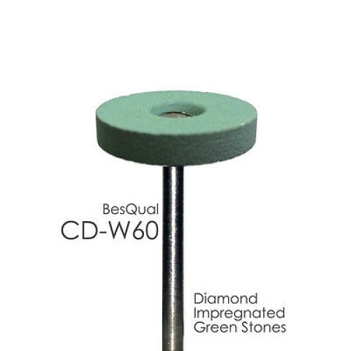 Zirconia – Diamond Impregnated Green Mounted Stone – CD-W60