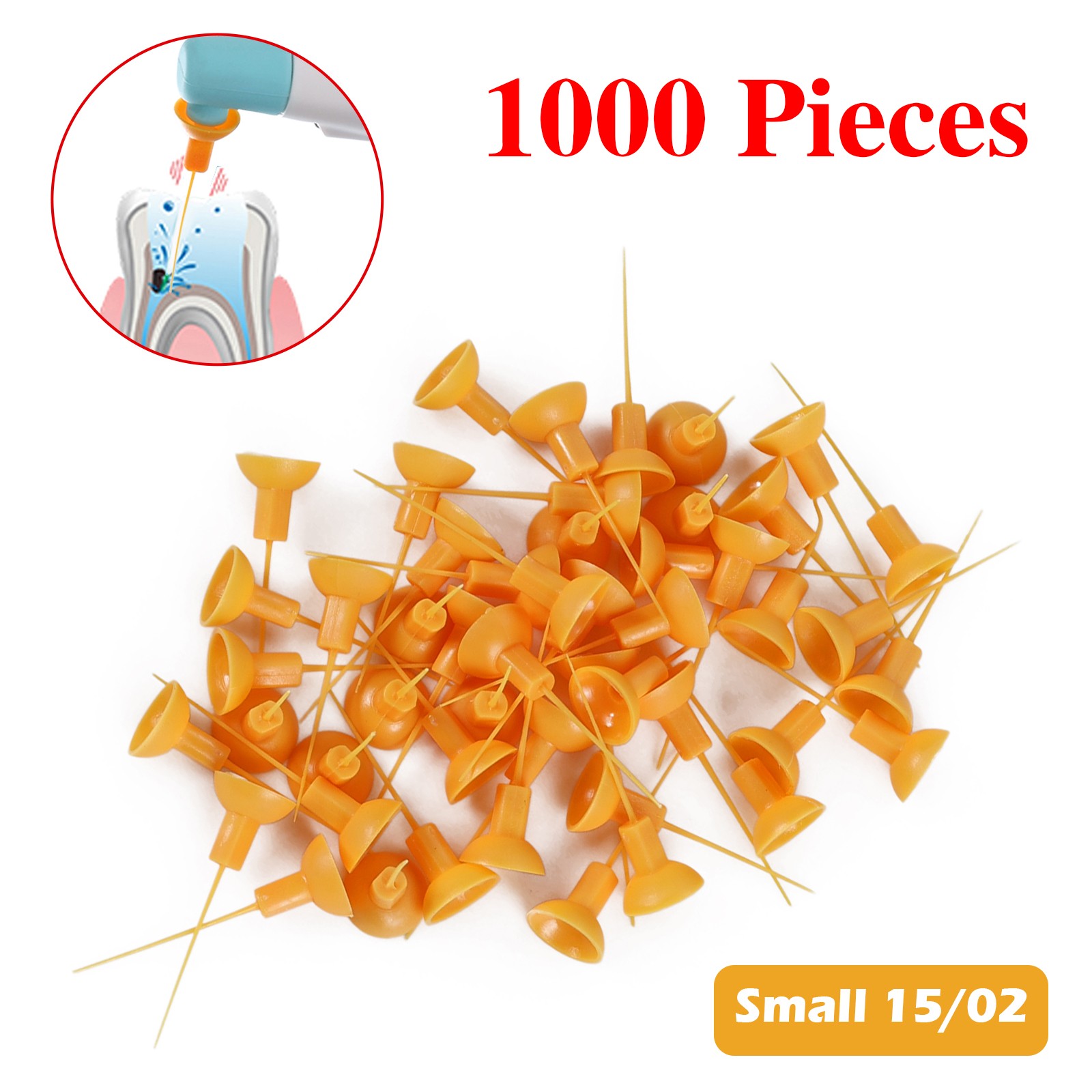 150pcs Dental Endo Activator Tips Root Canal irrigator endosonic Tips