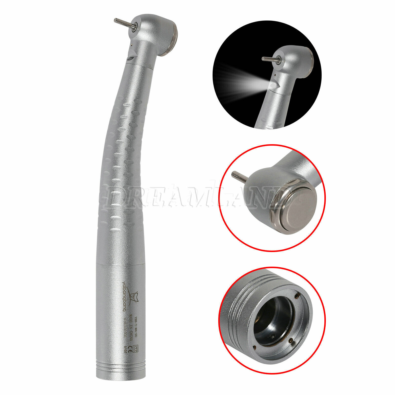 Yabangbang Dental Fiber Optic High Speed Handpiece For KaV LED 4/6Hole Coupler