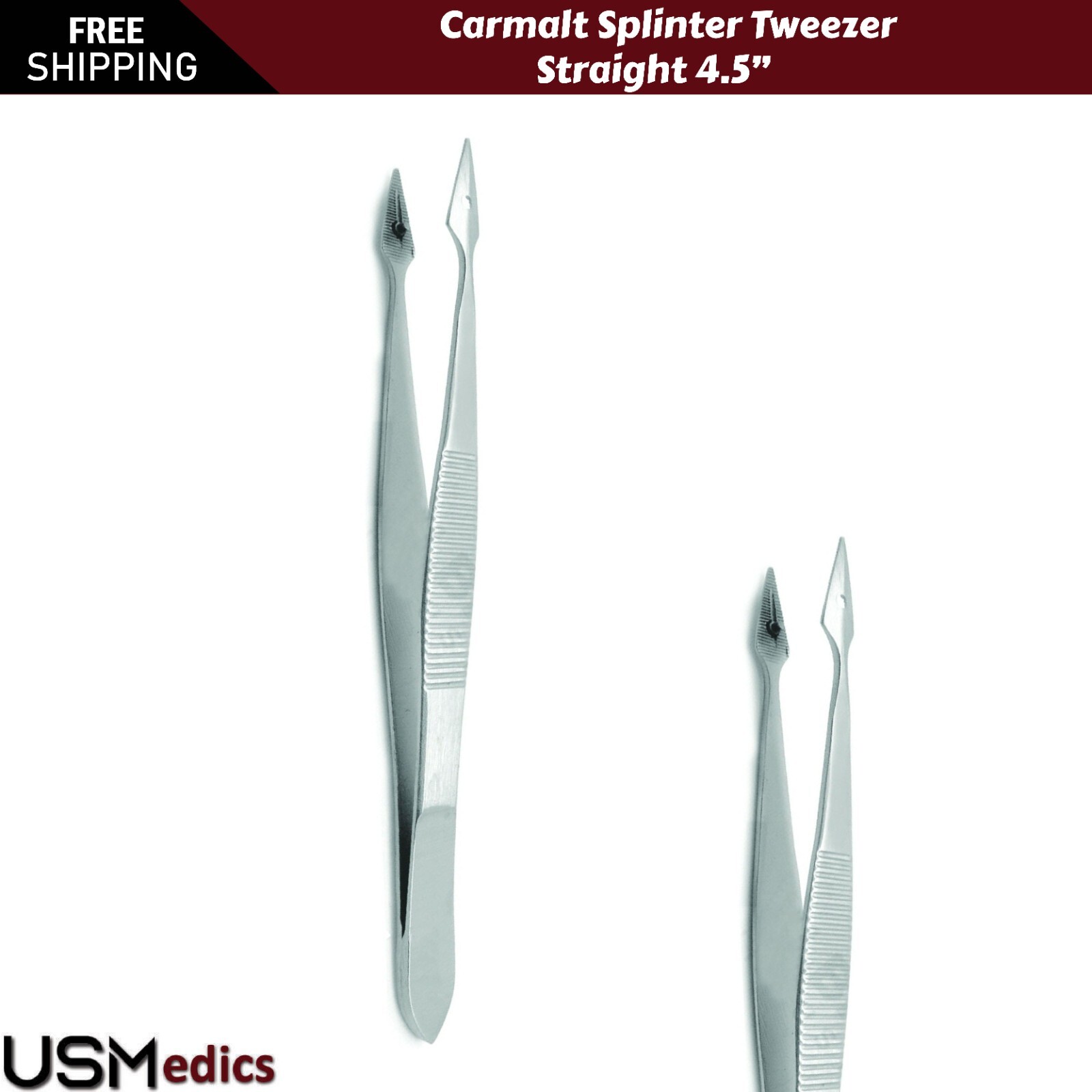 Lancet Veterinary Splinter Removal Kit Splinter Forceps Surgical Instruments 2PC