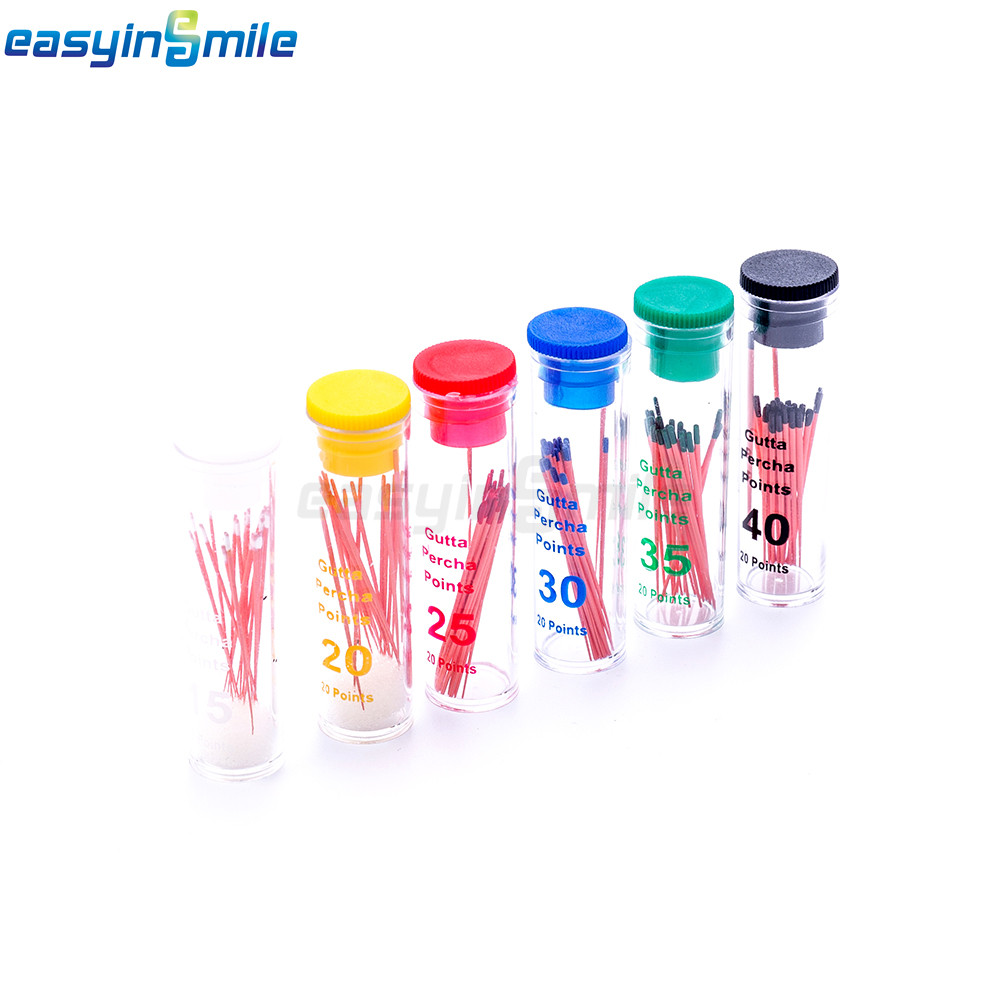 EASYINSMIL1Box Gutta Percha Points Endodontic .02/.04/.06 Taper For Dental Endo