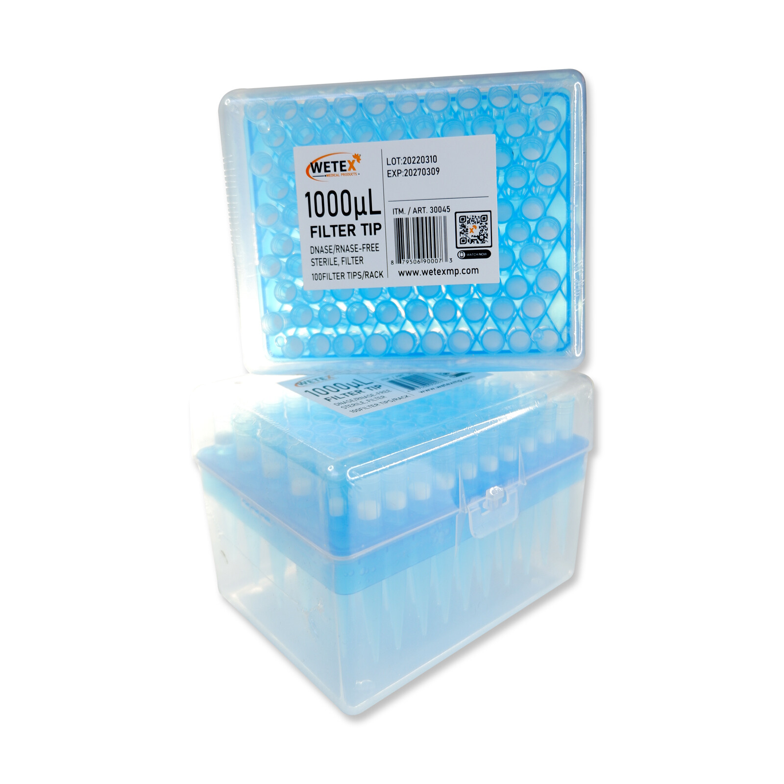 STERILE LOW RETENTION FILTER PIPETTE TIPS: 1000uL EXP 3/27