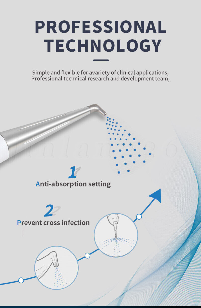 Dental Air Flow Teeth Polishing Polisher Handpiece Hygiene Air Prophy Jet 4Holes