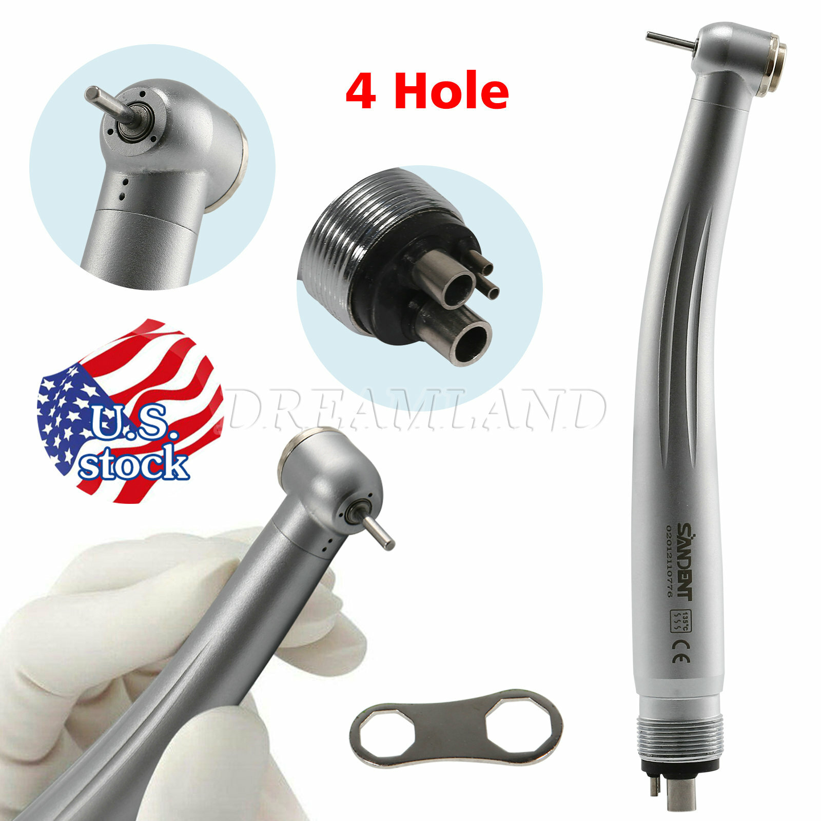 NSK Pana Style Dental High Speed Handpiece 4Hole Turbine Clean Head STNABM