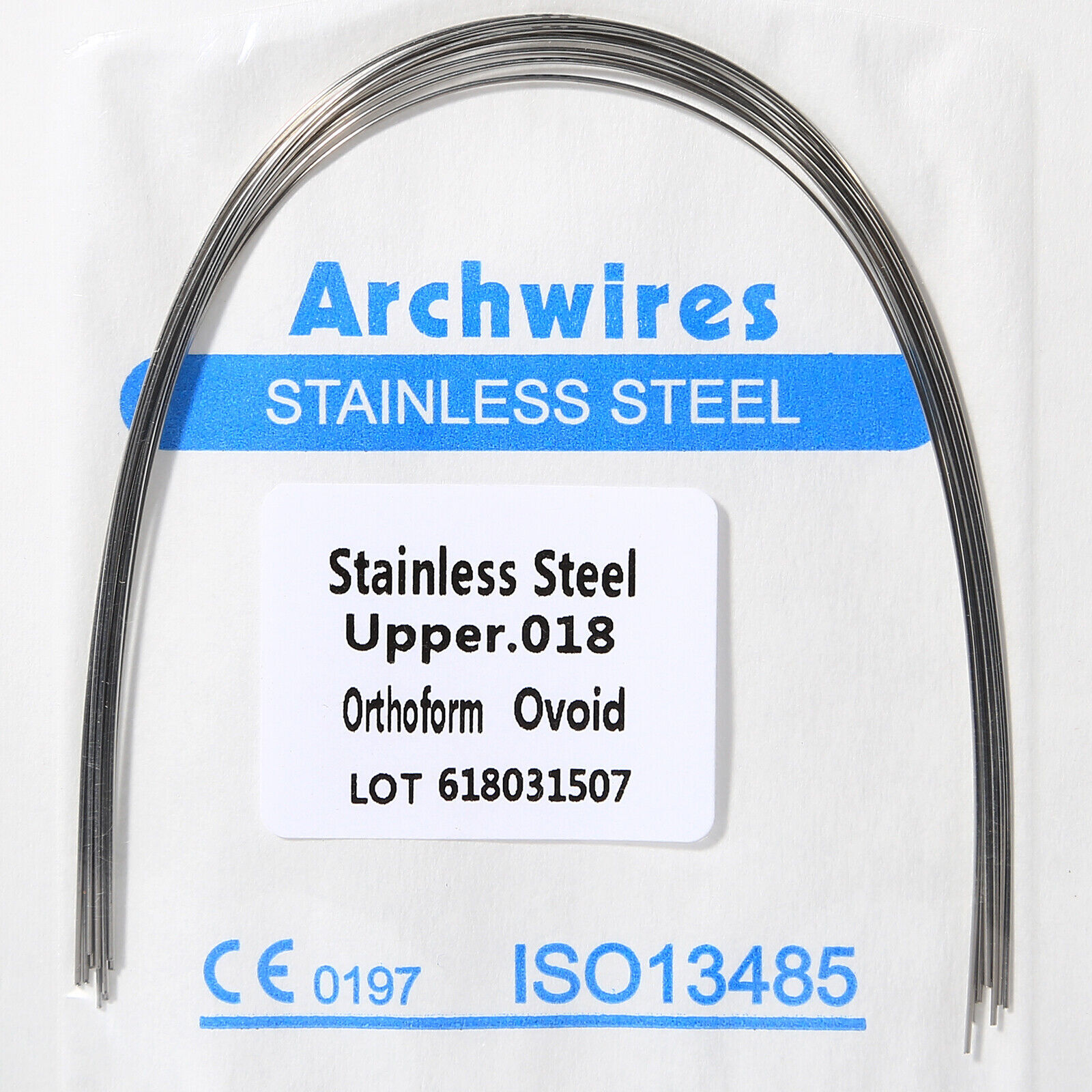 Dental Orthodontic Stainless Steel Rectangular Arch Wire Natural/Square/Ovoid