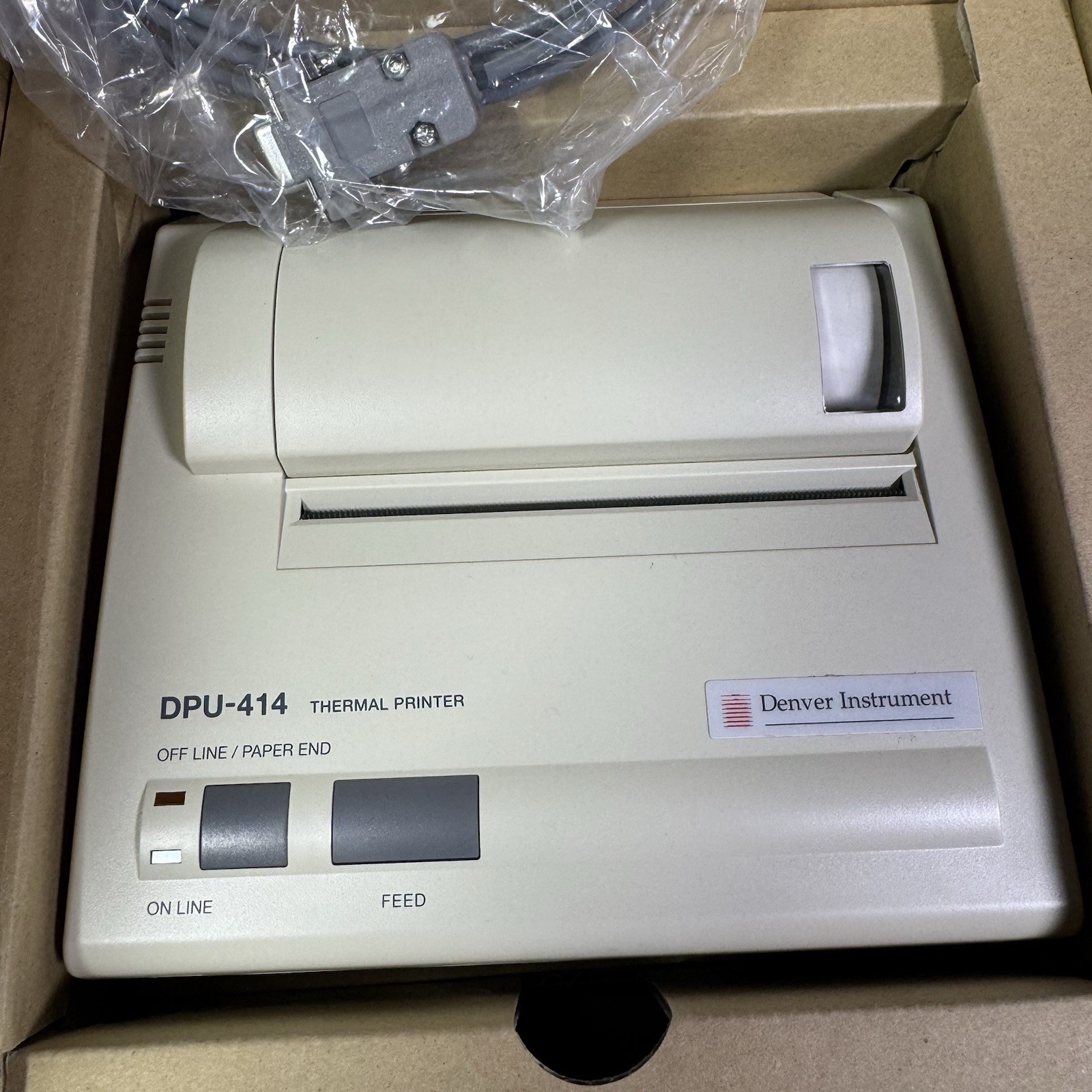 Seiko Instruments DPU-414 Denver Instrument DPU-414-30B-E Thermal Printer Bundle