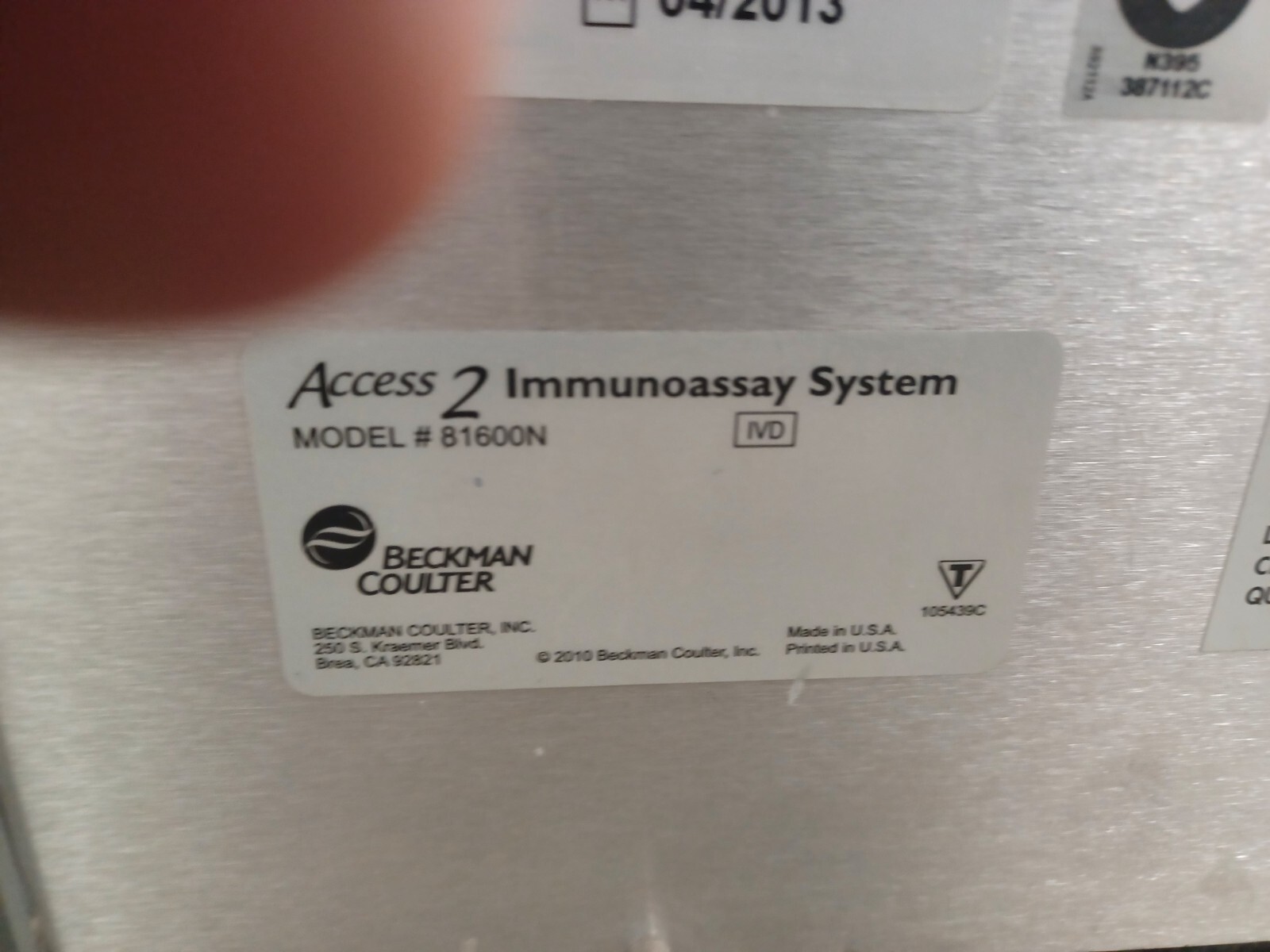 Beckman Coulter Access 2
