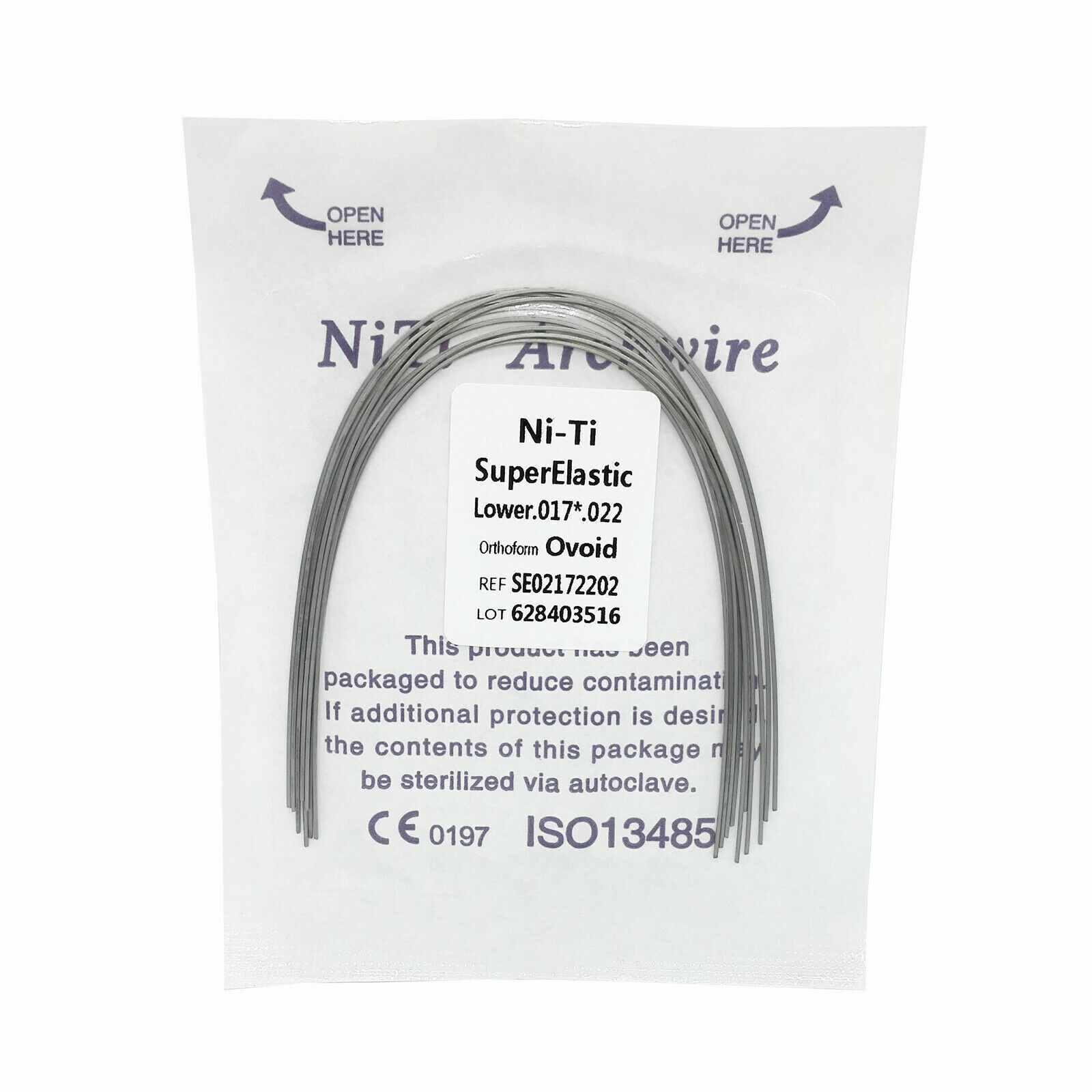 10 Pack Dental Ortho Super Elastic Niti Arch Wire Rectangular Nature/Oval/Square