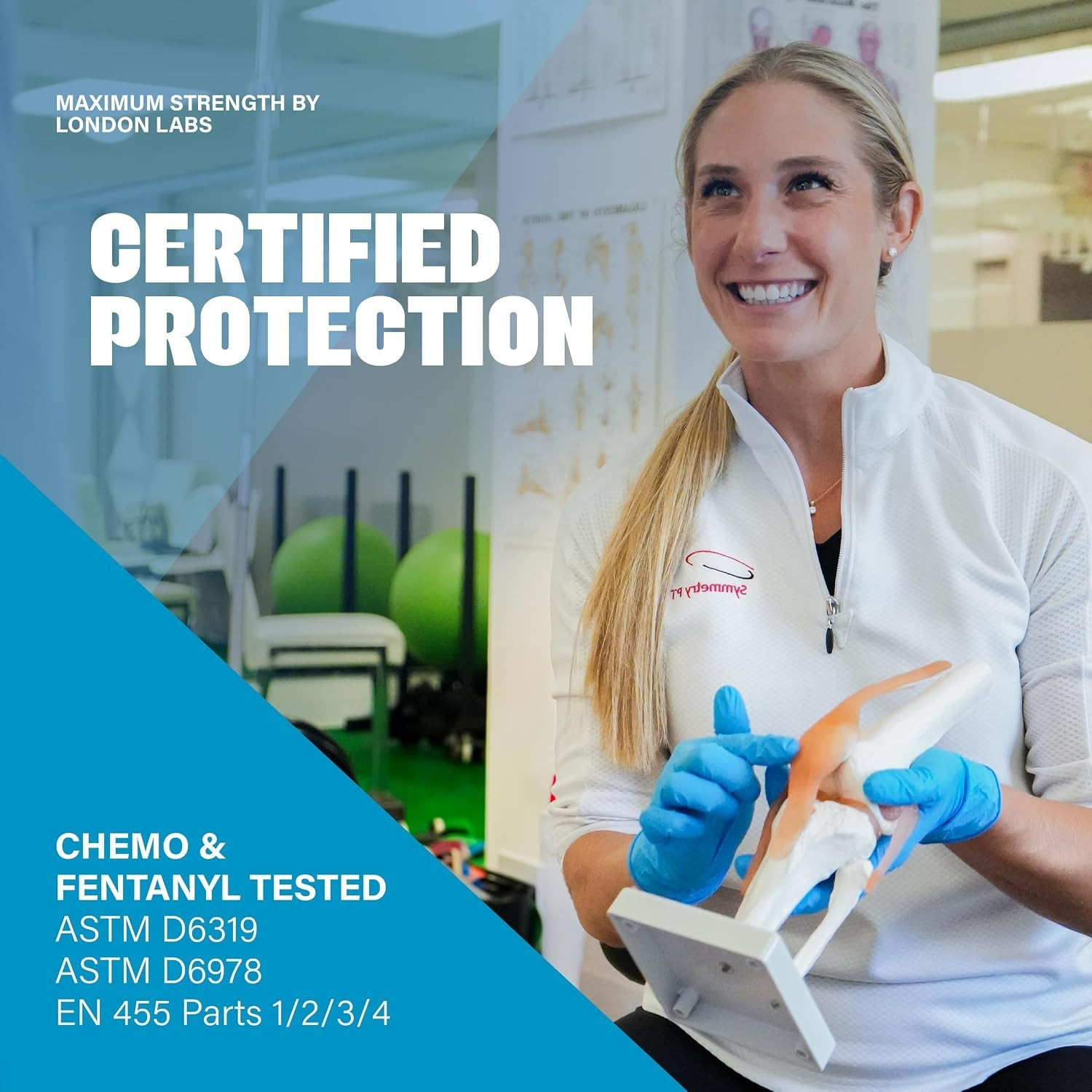 Versatile Blue Nitrile Exam Gloves – Latex-Free, 4 Mil, Allergy Safe, 1000 Count