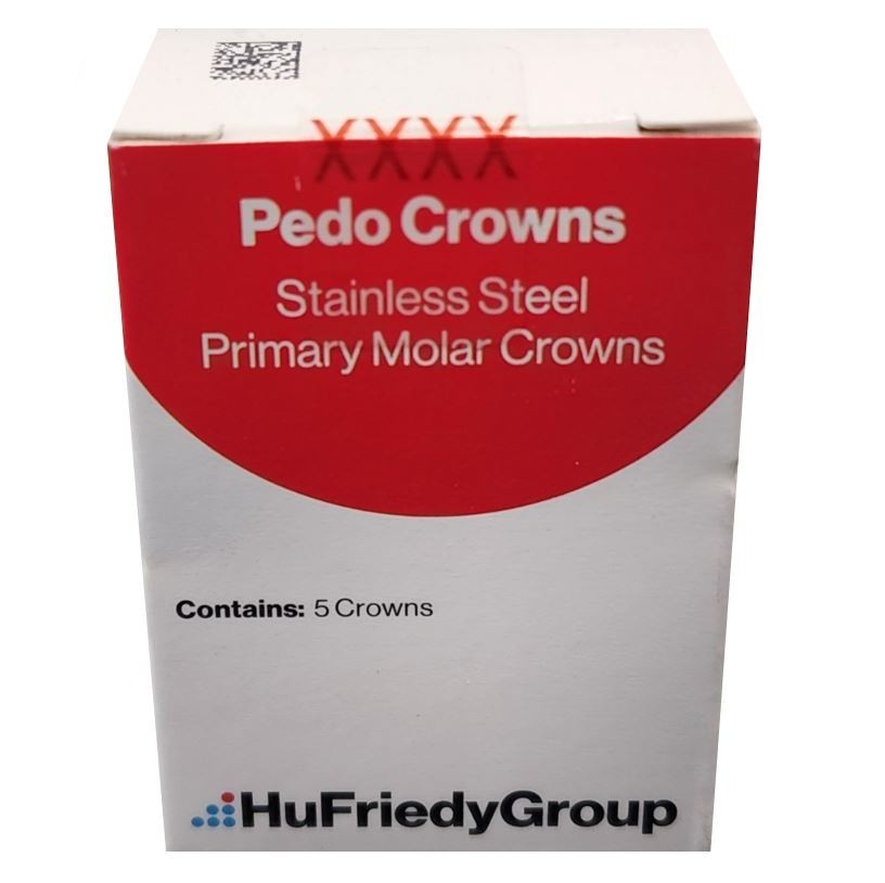 *5-Pieces* HuFriedyGroup Pedo Crowns Upper Right Primary 2nd #5 Refill SSC-URE5