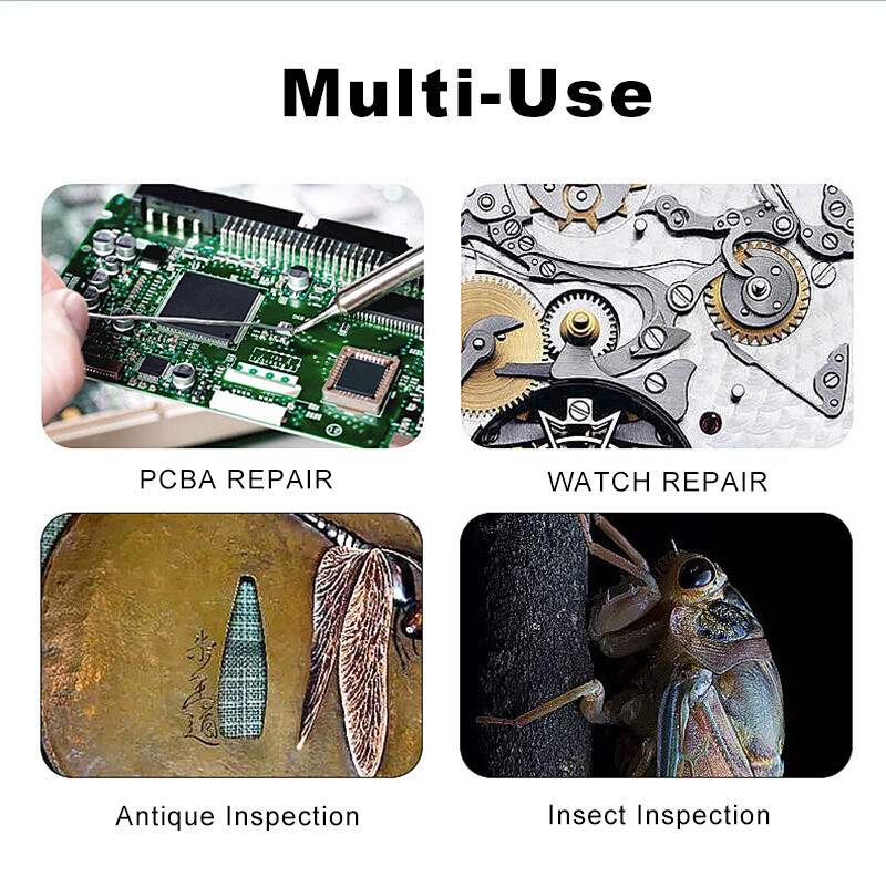 1600x Digital Microscope Kit for Kids Beginners Children STEM LED Light iPhone