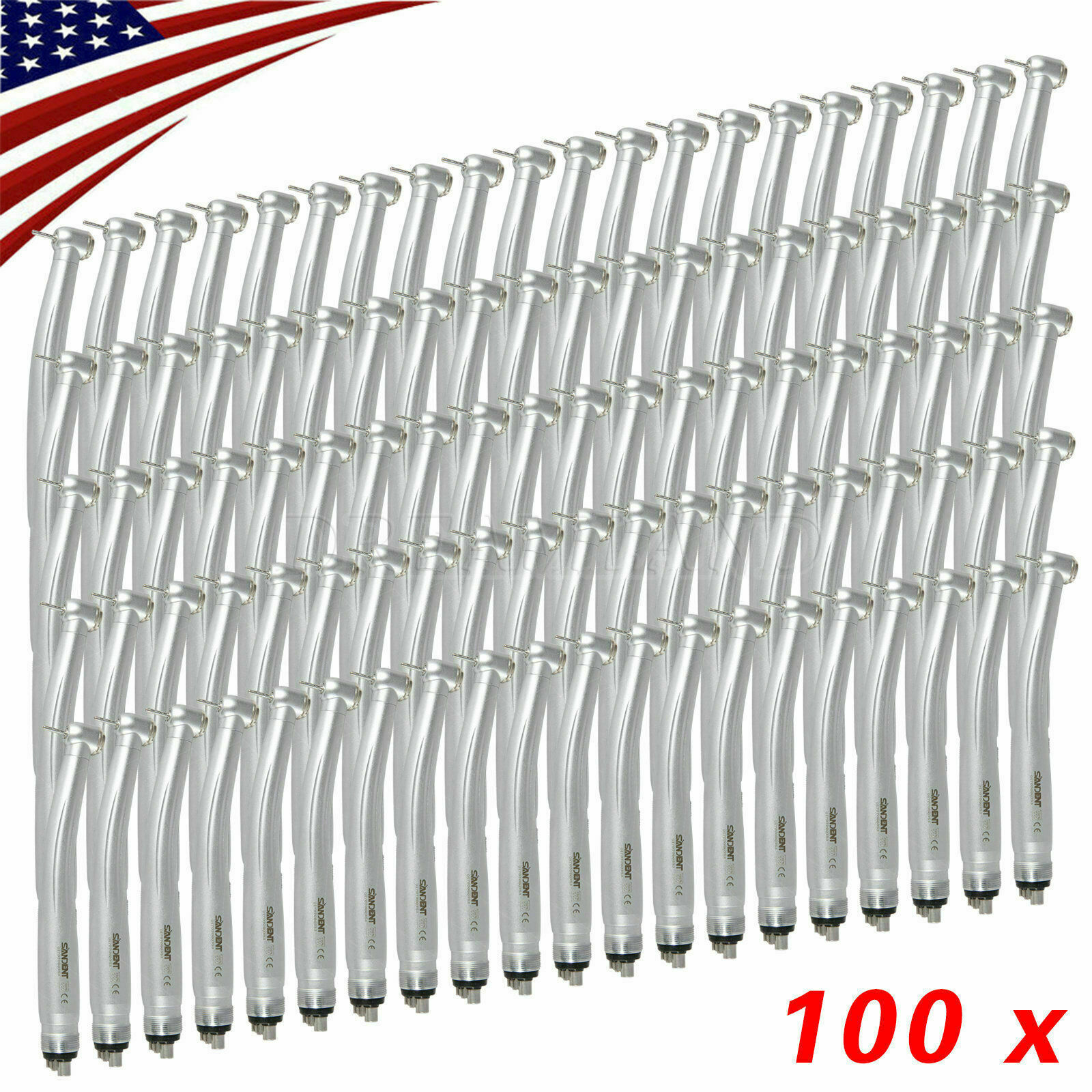 100 Dental NSK Pana Max Type High Speed Handpiece Standard Clean Head System 4H