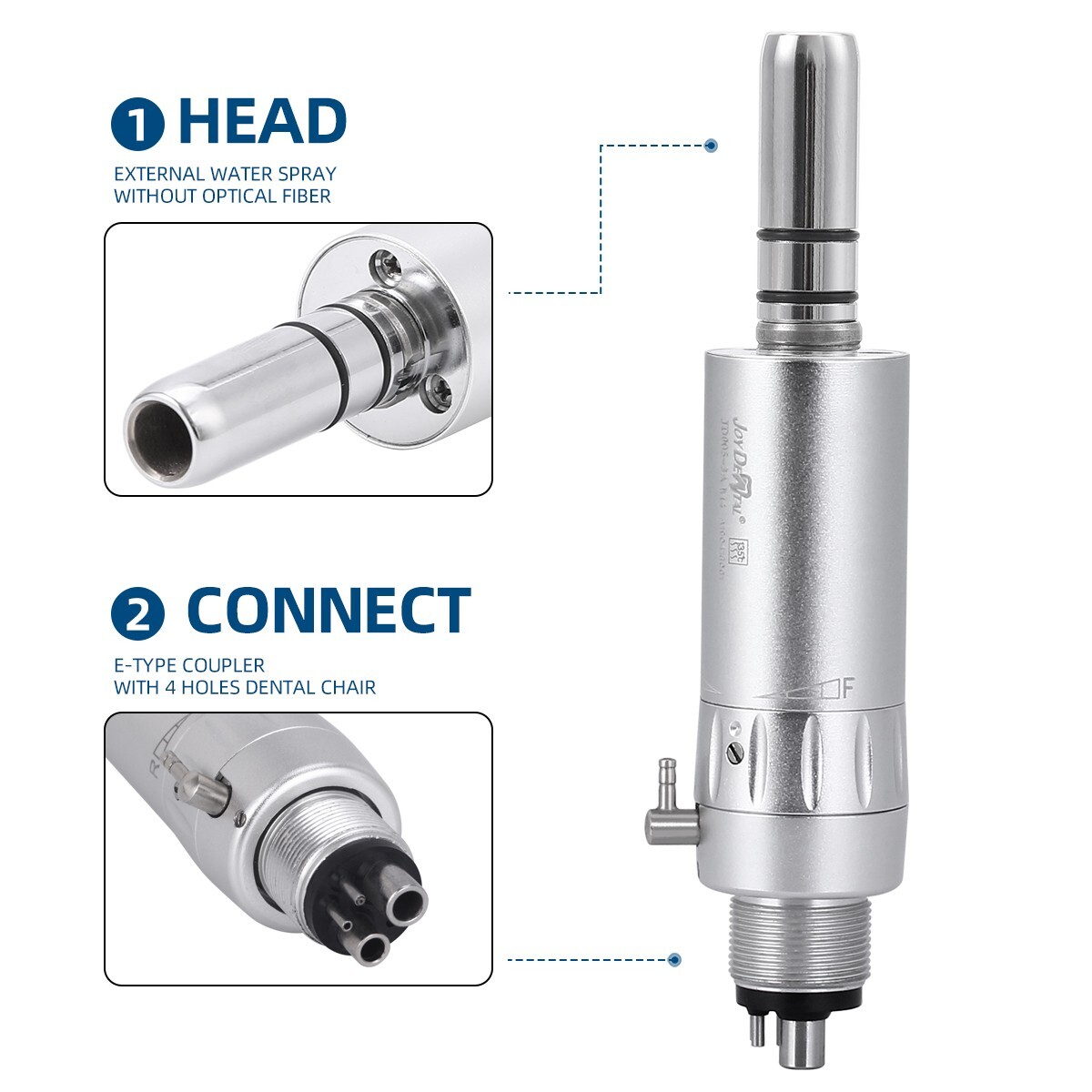 NSK Style Dental E-generator LED High Speed and Low Speed Handpiece Kit 2/4Holes
