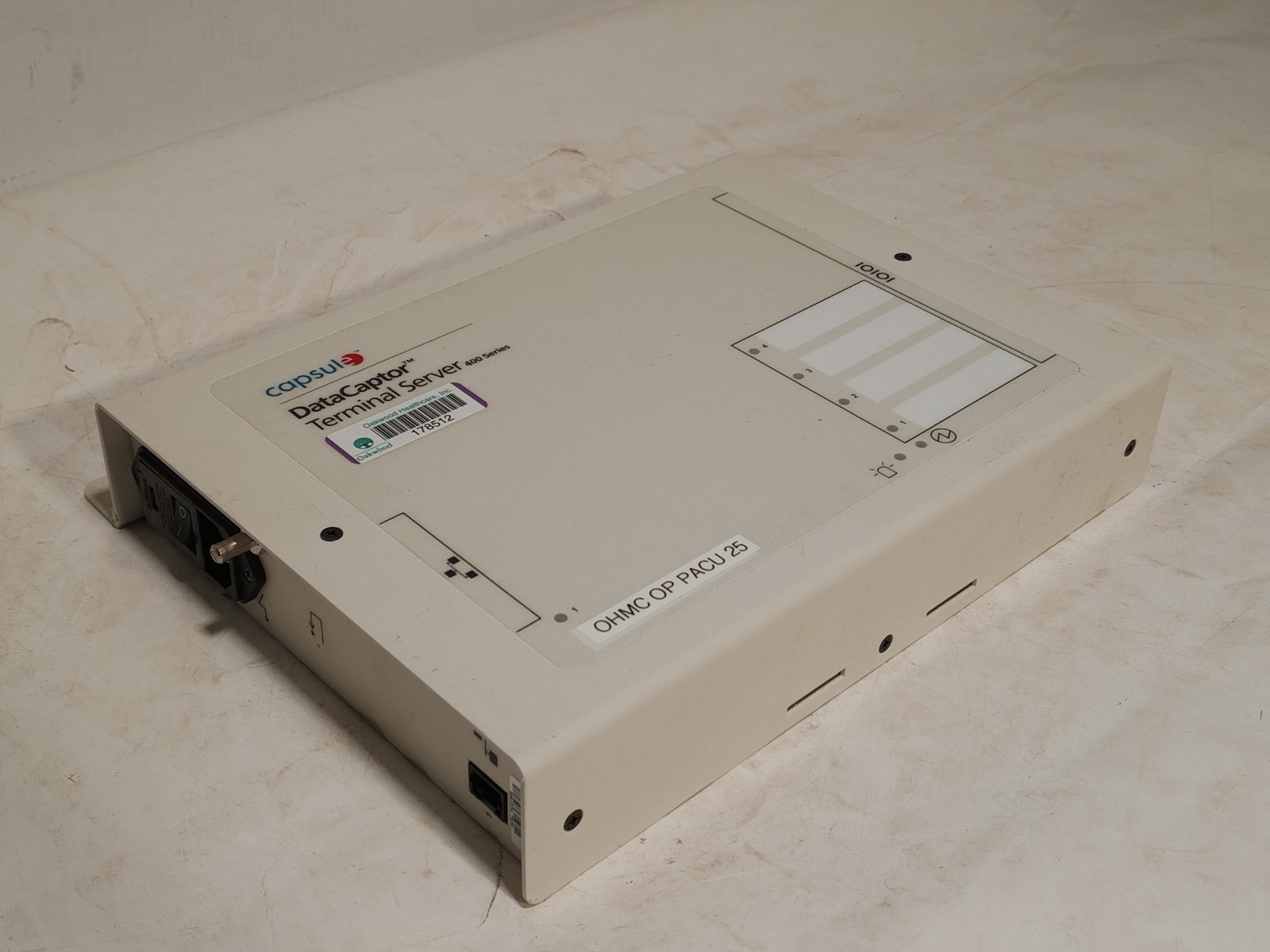 (5) Capsule DataCaptor Terminal Servers 400 Series A-01-001-003-01U, Made in USA