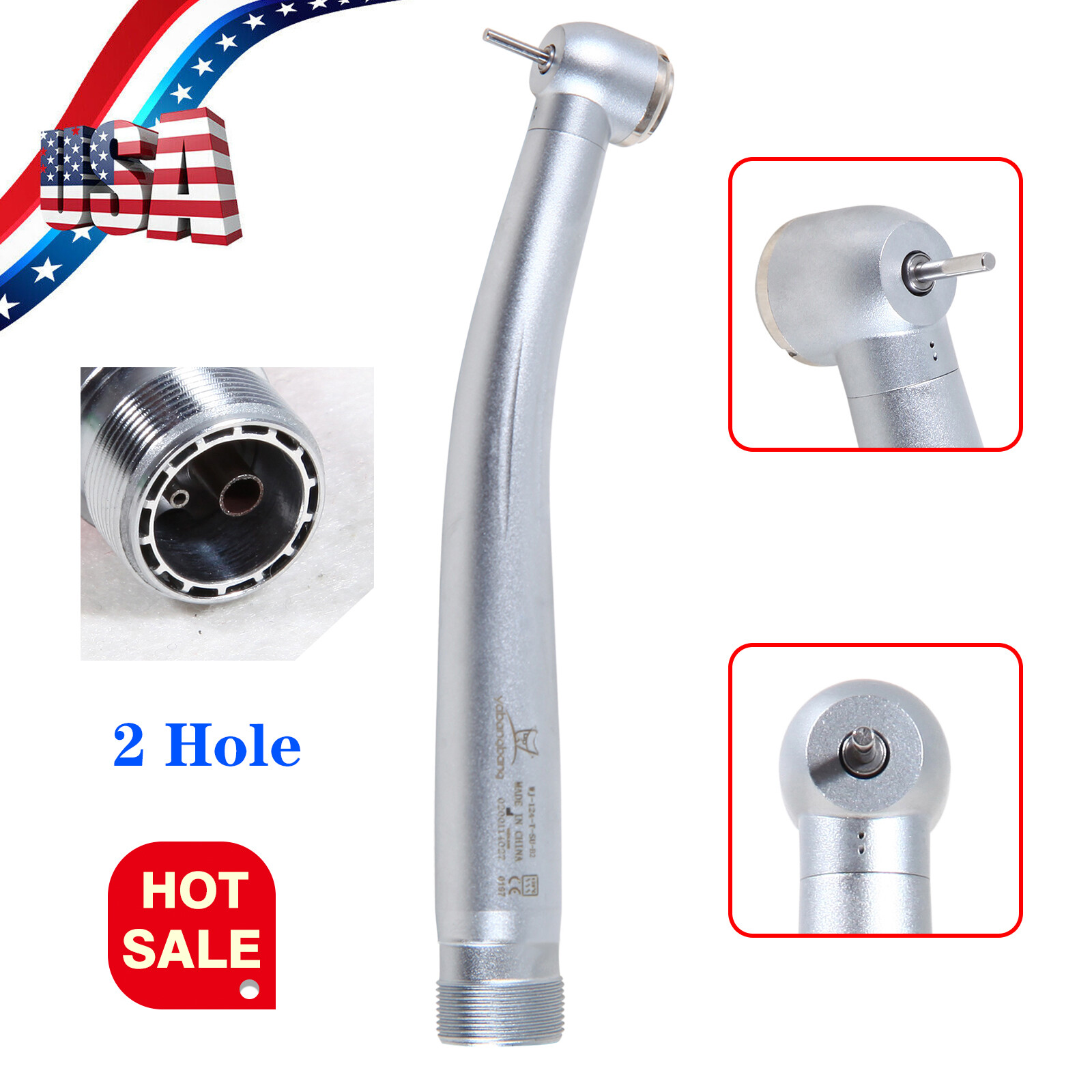 Dental High Speed Handpiece 1:5 LED /Without LED Increasing Contra Angle OR