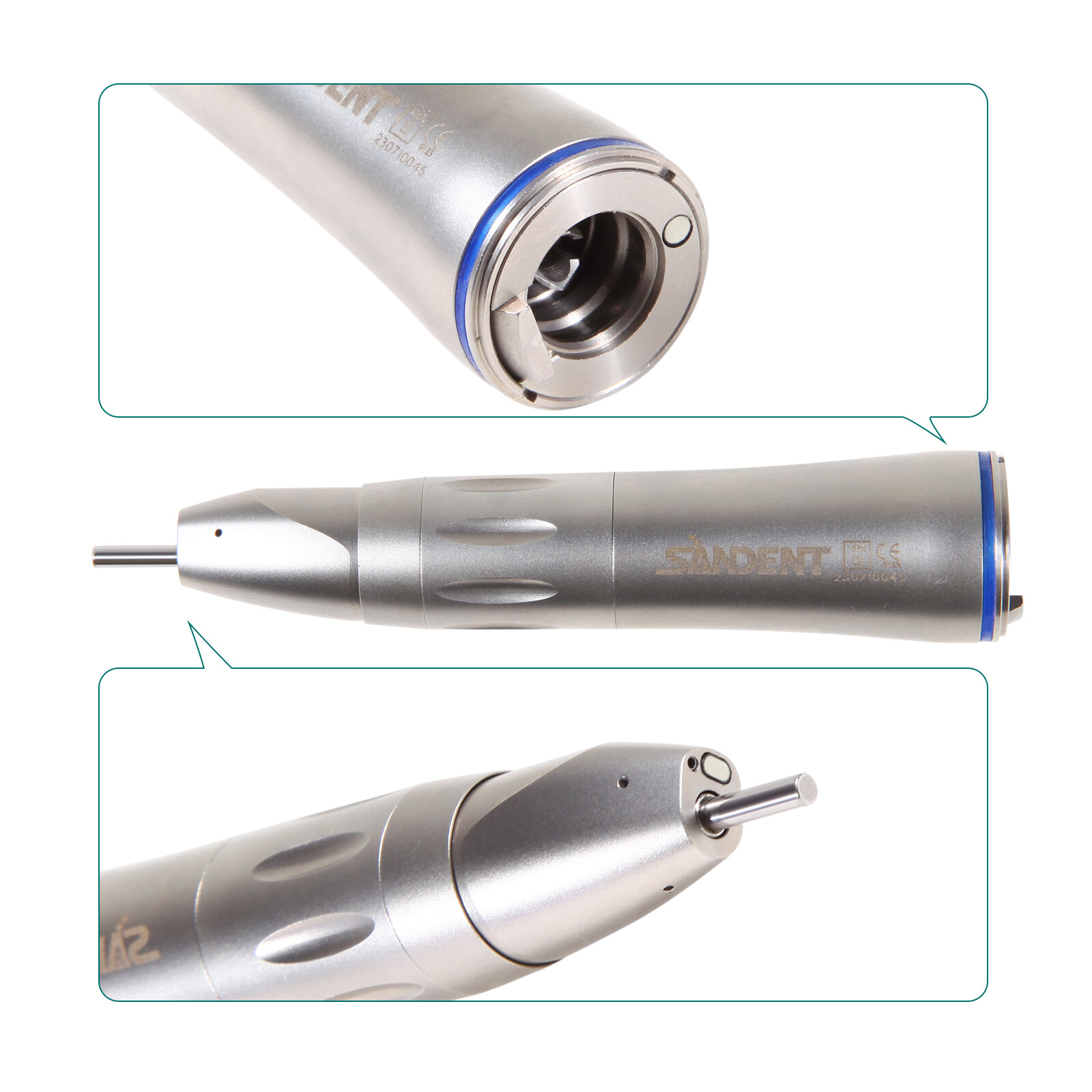 1:1 Optic Fiber Straight NoseCone Low Speed Handpiece Inner spray Dental