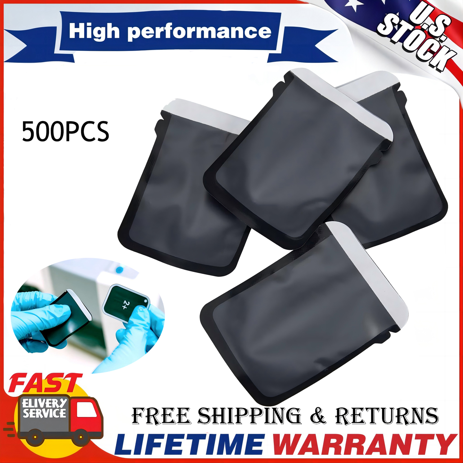 500x Size 2 Barrier Envelopes for Dental X Ray Digital Phosphor Plate Sensor USA