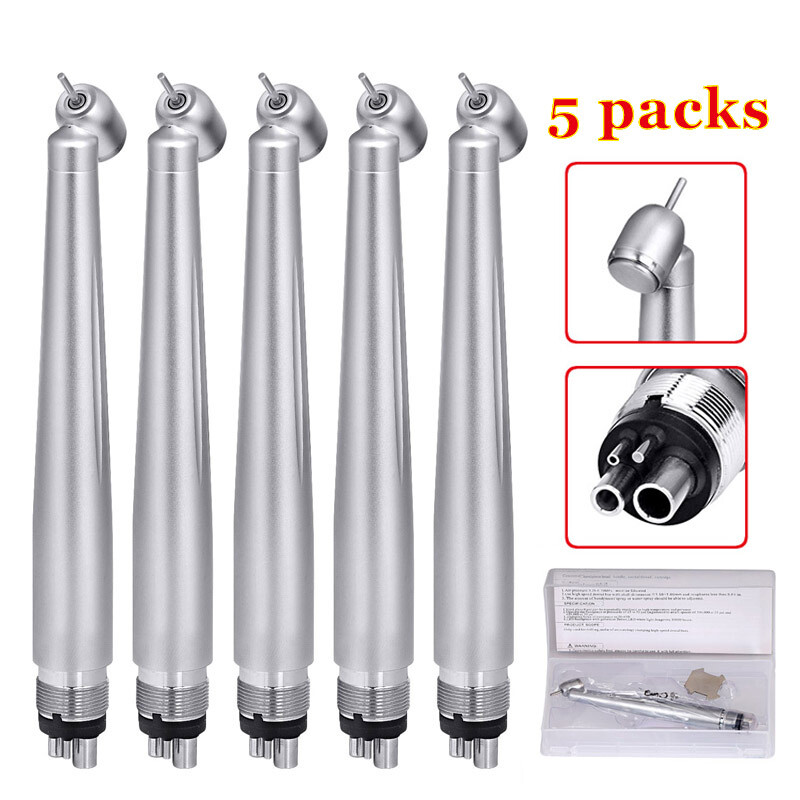5× NSK PANA MAX Style Dental 45 Degree Surgical Handpiece High Speed Turbine 4-H