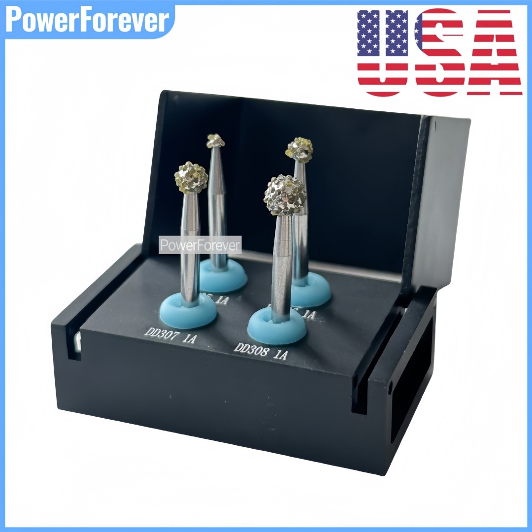 USA Dental Degranulation Burs Kit Bone Debridement Remove Tissue Debris Remnant