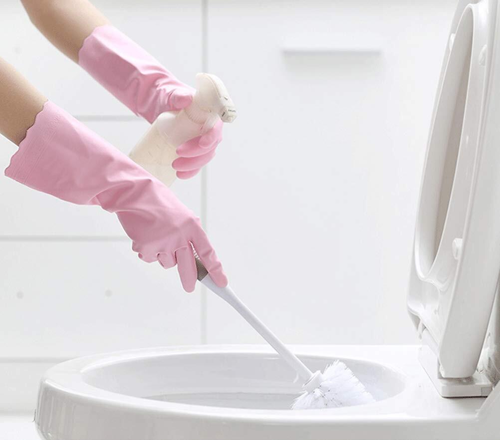 Reusable Cleaning Gloves Latex Free with Cotton Flocked Liner