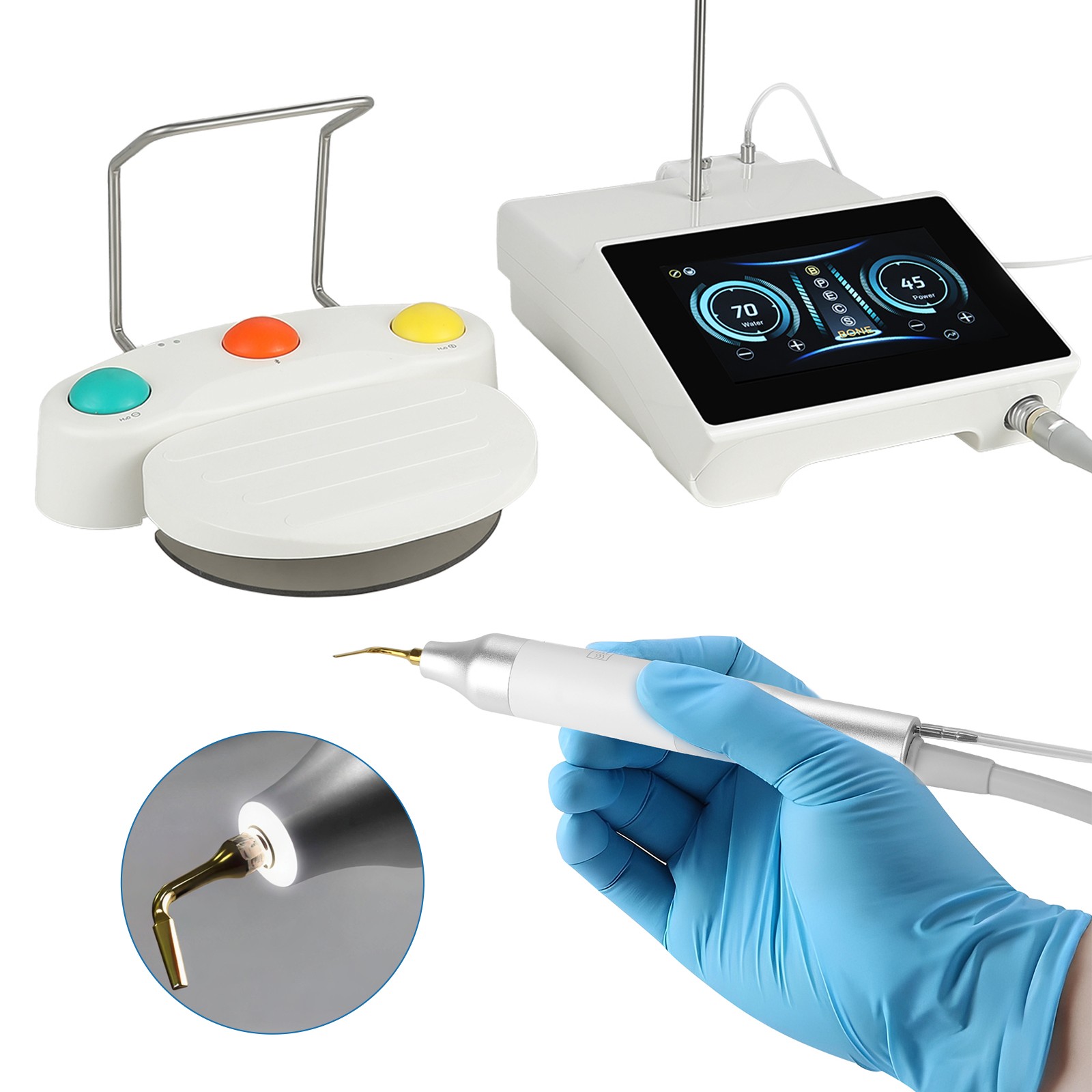 Dental Piezo Bone Cutter Piezosurgery Ultrasurgery Bone Surgery Machine Motor