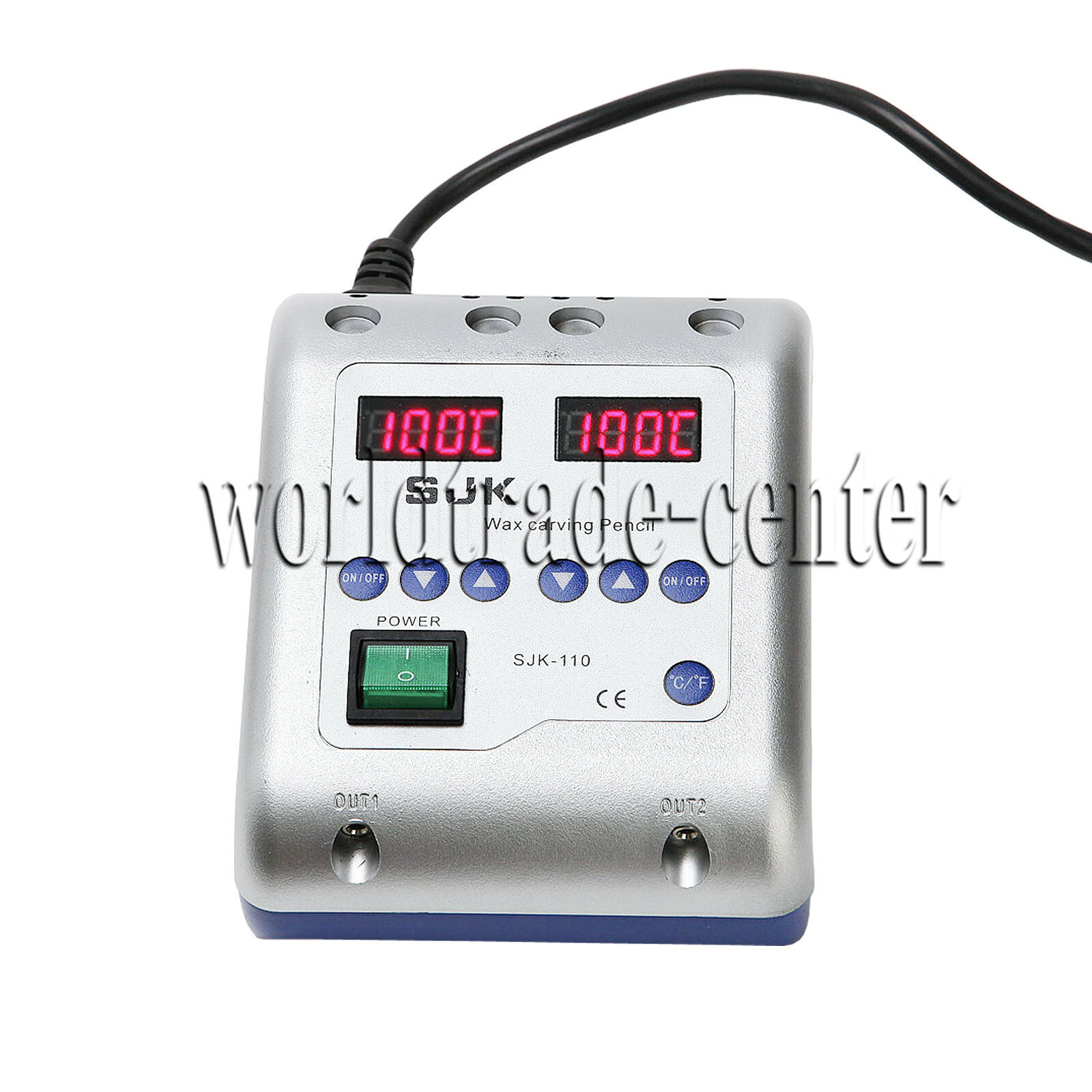 SJK Dental Lab Electric Wax Knife Waxer Carving Pencil Carver 6 Tips+2 Pens NEW