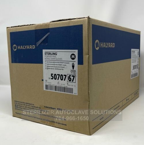 Halyard Sterling* Nitrile Exam Gloves 50707 – CASE of 2000 MEDIUM
