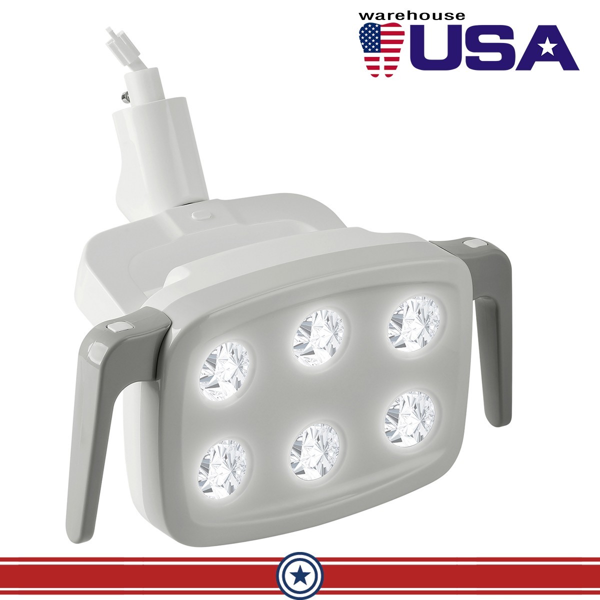 9W Dental 6 LED Lamp Oral Light Ra90 Lamp For Unit Chair