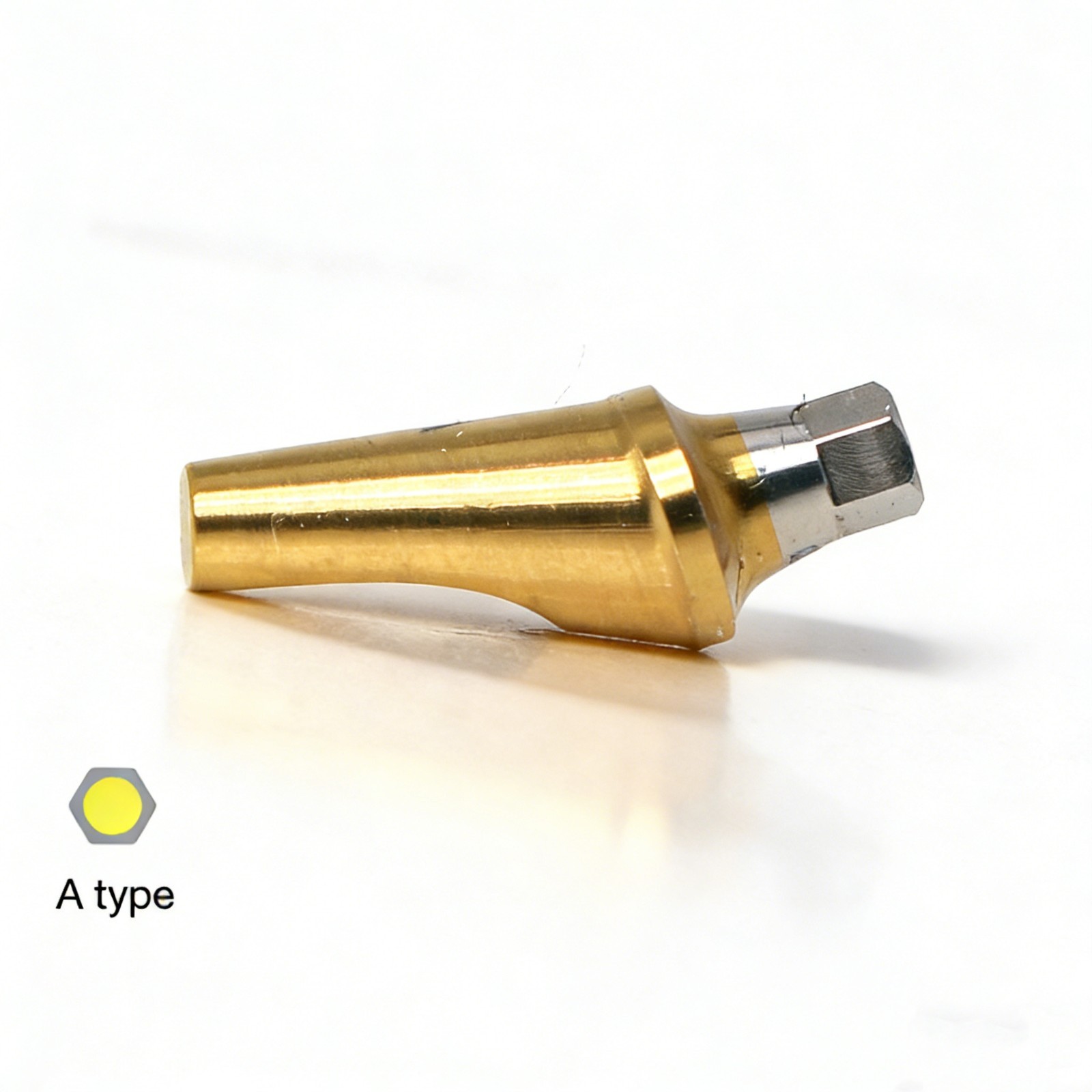 US Dental Titanium Hex A/B 17° Angled Abutment for Hiossen ET Mini Regular Plat