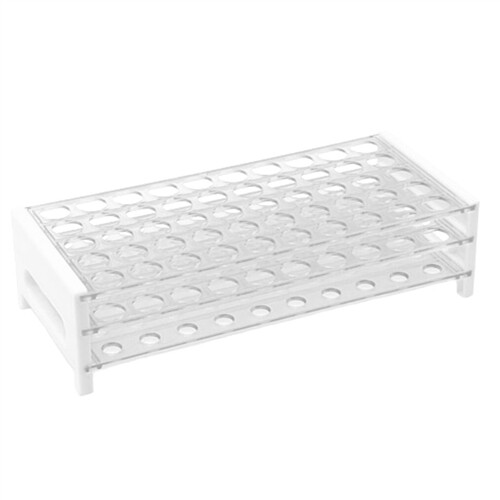 Plastic Test Tube Rack, 15-17mm, 50 Place, Karter Scientific 208U1 (Case 50)