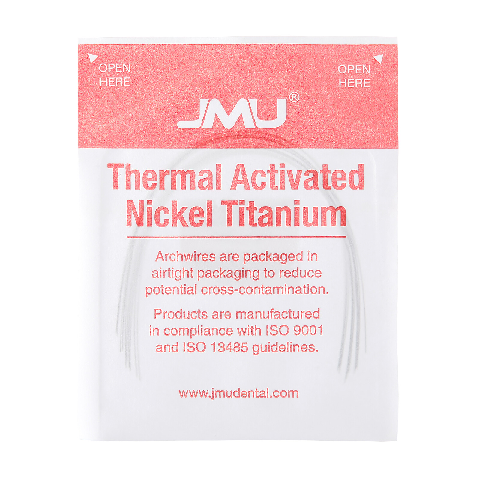 100PCS JMU Ortho NiTi Archwire Thermal Activated Over-Expanded Round/Rectangular