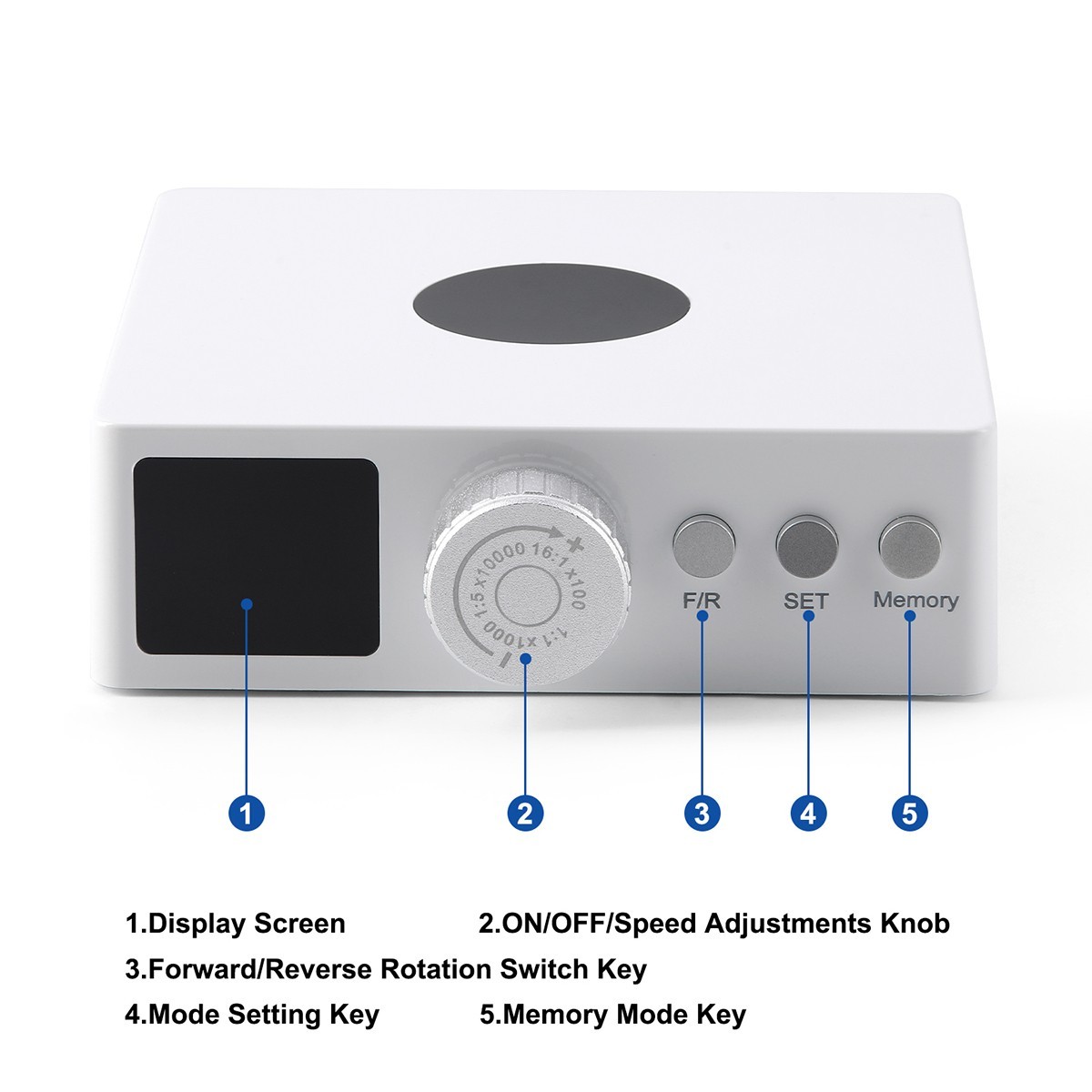 AZDENT Dental Brushless LED Electric Handpiece Motor Micro Motor 4 Hole