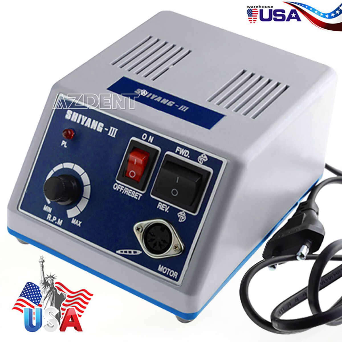 Dental Lab Electric Marathon Micromotor Polisher/Contra Angle/Straight Handpiece