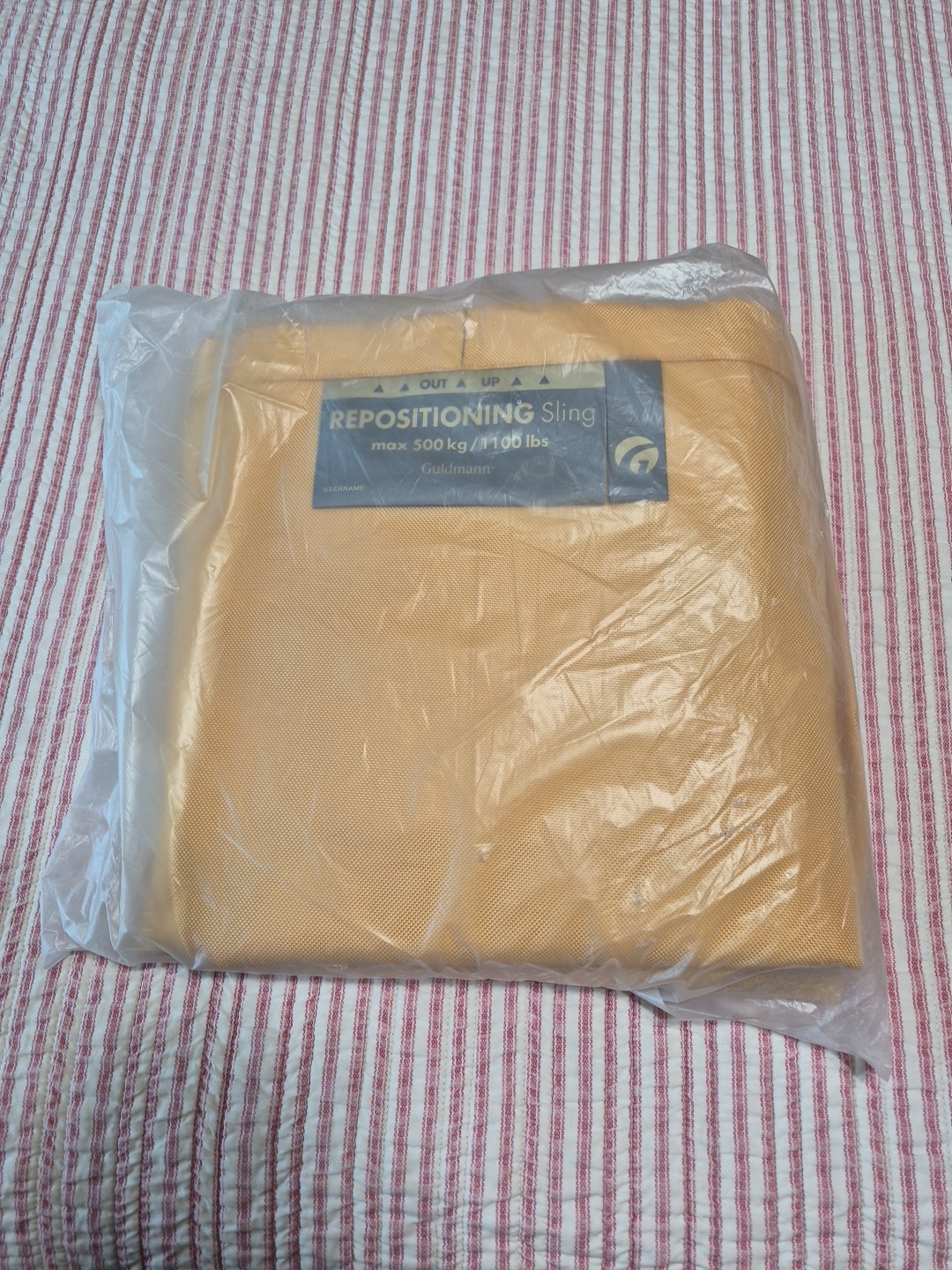 V. Guldmann Ref 28465 Standard Repositioning Sling; Max 1100lbs New Polyester