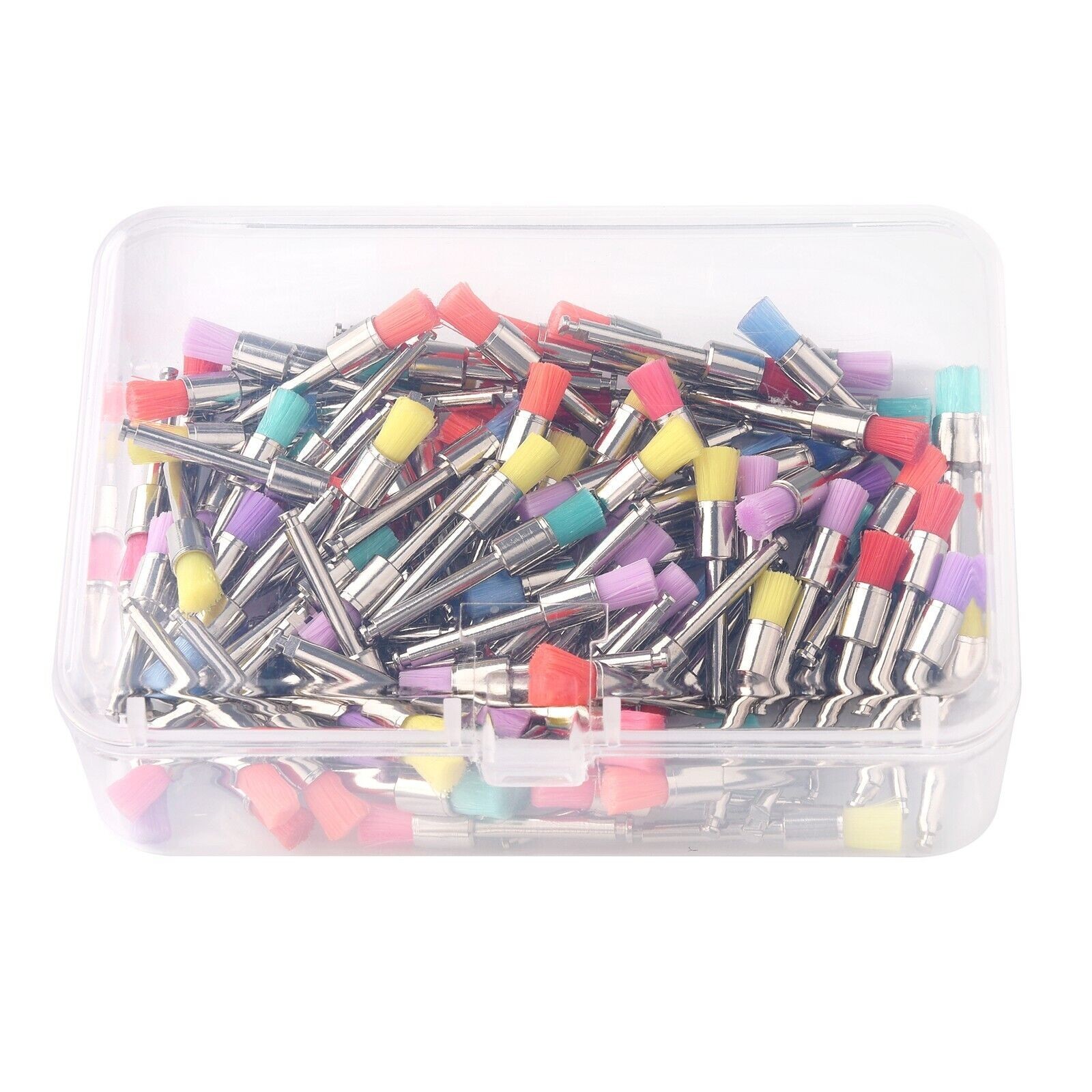 25 Type Dental Flat/Tapered RA Polishing Brush/Cup/Nylon/Bristle Prophy Polisher