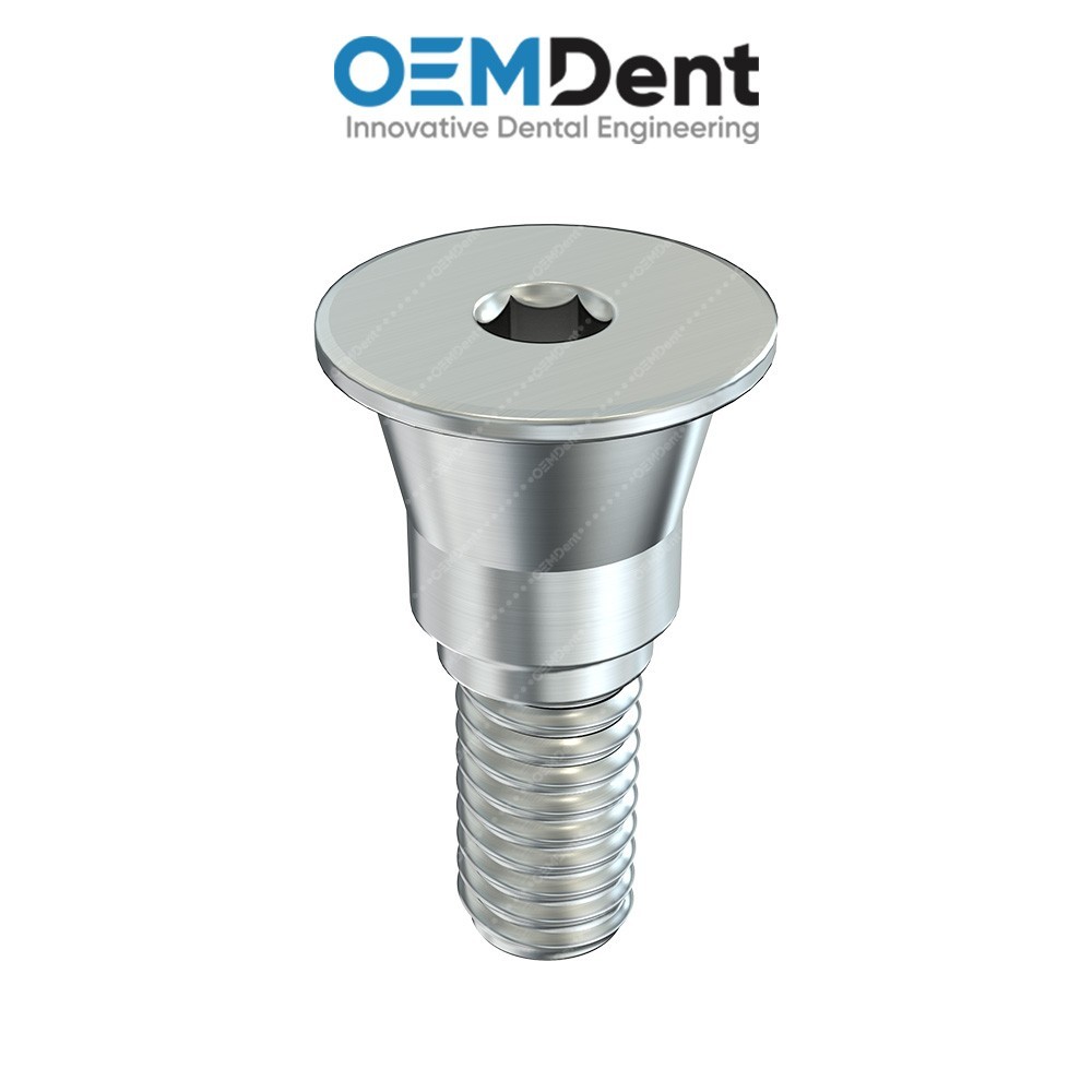 x5 Titanium Cover Screw – Ø3.5 Conical Connection Nobel Active® Compatible