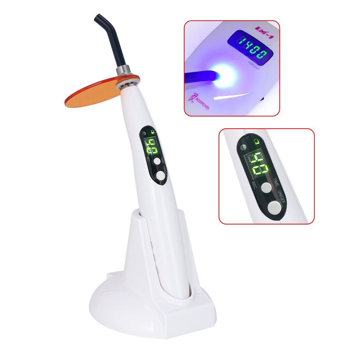 Dental Cordless LED Curing Light Lamp High Curing LED-B