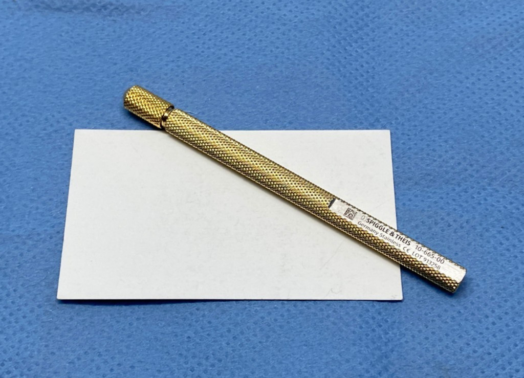 Spiggle & Theis 10-665-00 Tisch Micro Curette Handle, 4.25″, Otology, Germany