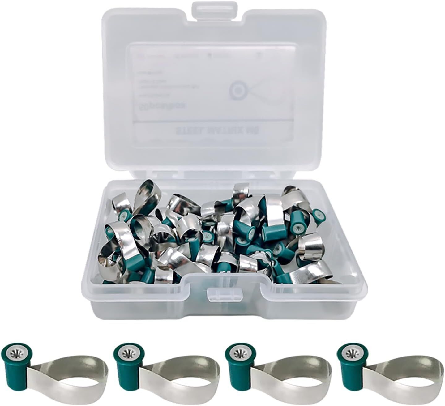 50 Pcs/Box Dental Reel Type Contoured Matrices Matrix Bands 0.03mm Dead Soft