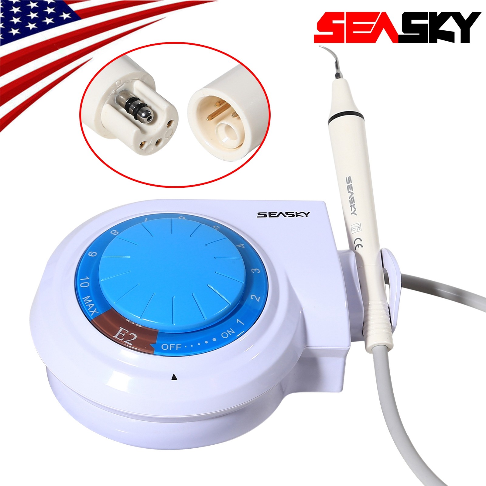 Dental Ultrasonic Piezo Scaler fit Cavitron EMS Handpiece SKYSEA E2+