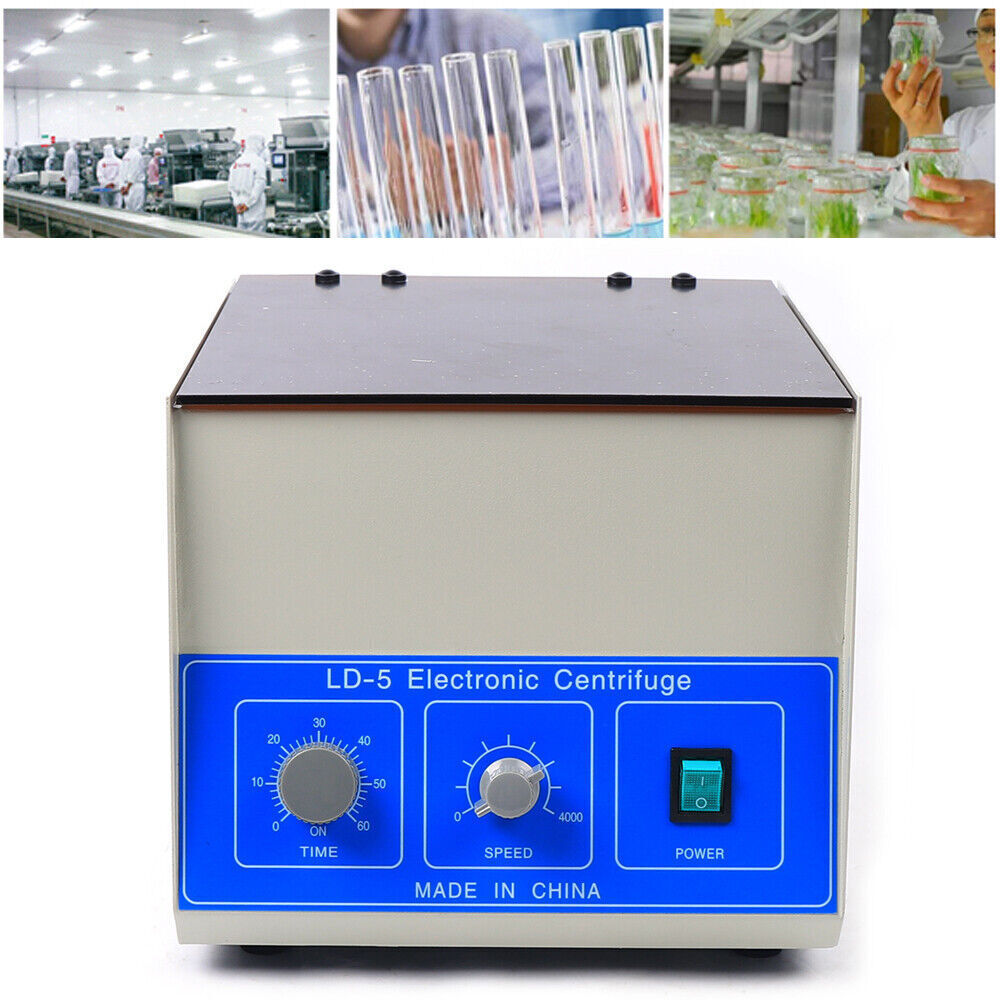 4000RPM Electric Centrifuge Machine Lab Benchtop Medical Equipment 50/100ml