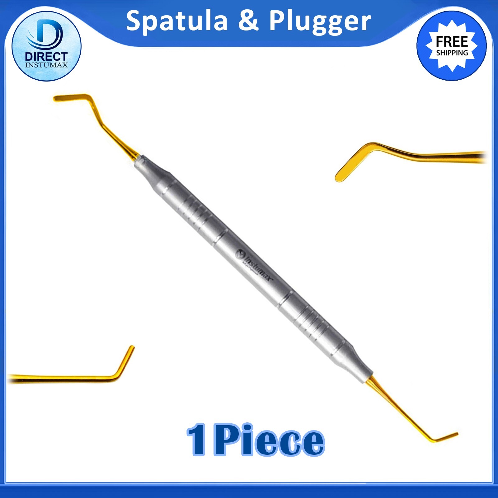 Dental Composite Filling Instruments Spatula & Plugger Titanium Cold Color Tips