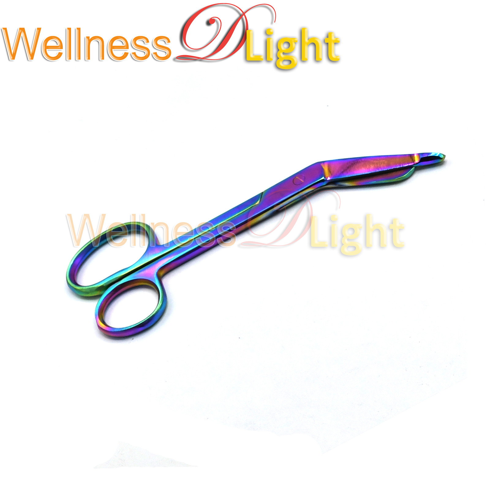 Lister Bandage Scissors 7.25″ One Large Ring Multi/Rainbow color First Aid surgi