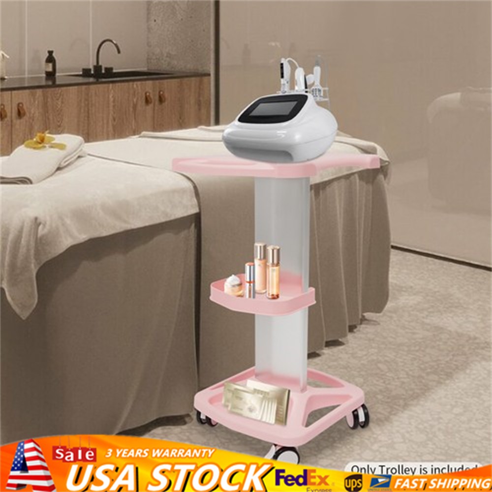 Ultrasonic Cavitation Machine Shelf 4 Wheel Holder Trolley Stand beauty Salon