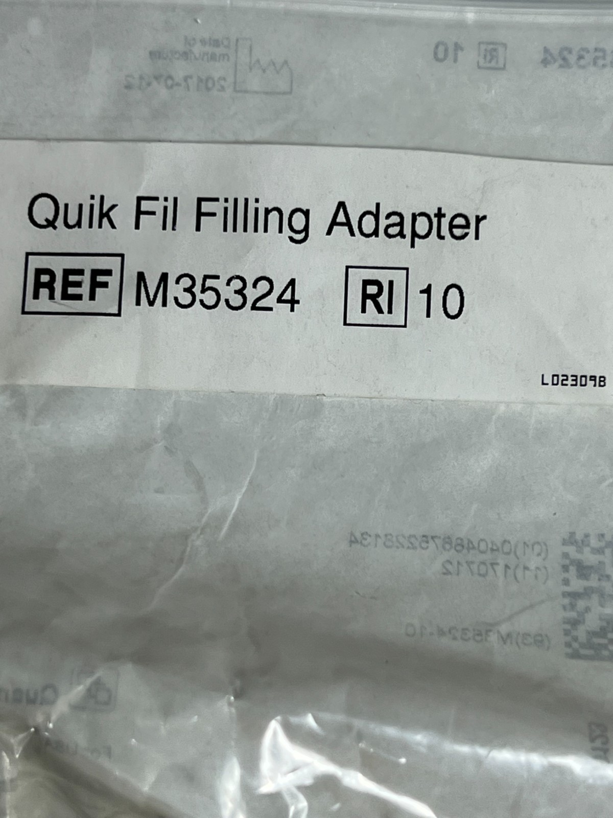 Drager Fill Adapter M35324