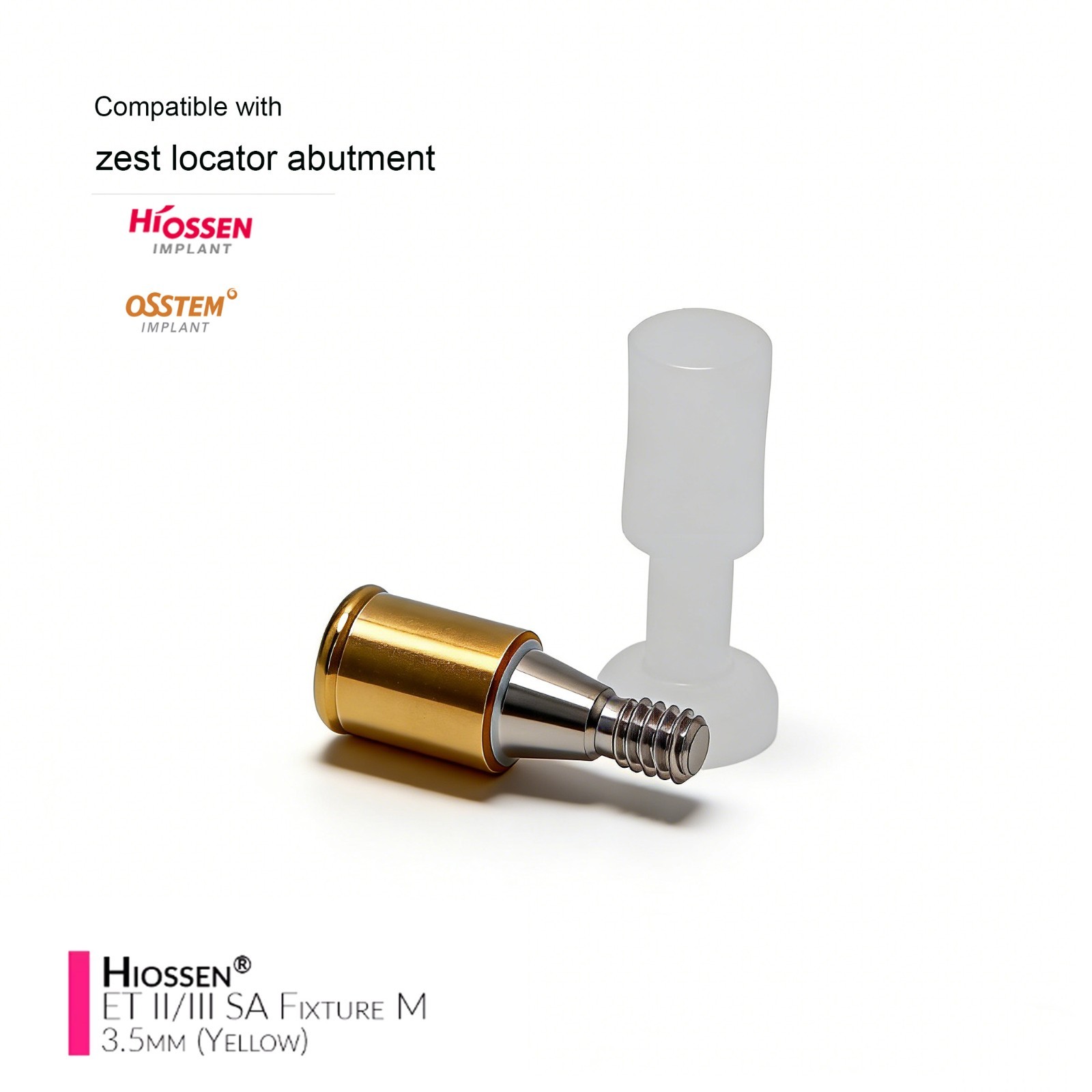 US Hiossen ET Overdenture Internal Hex Classic Locator Legacy Titanium Abutment