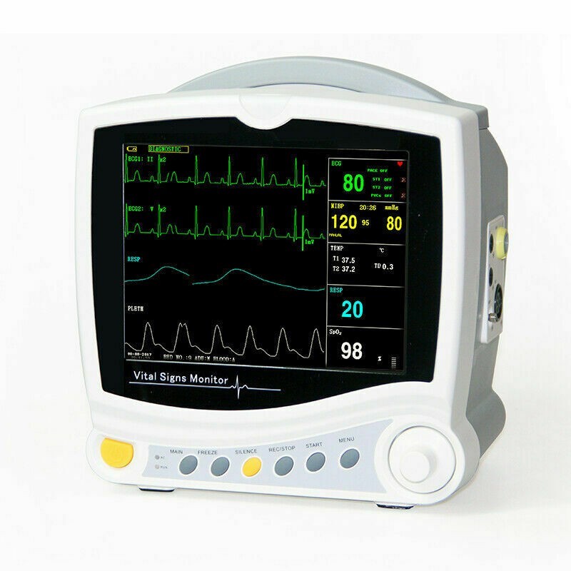 ETCO2 Patient monitor Vital Signs Capnograph CO2 Cardiac ECG NIBP SPO2 RESP TEMP