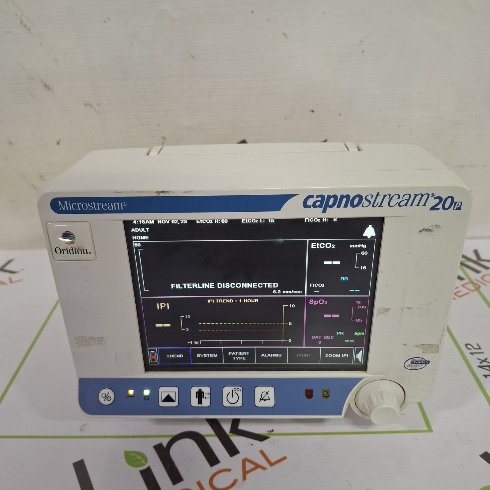 Oridion Capnostream 20P Capnography Monitor